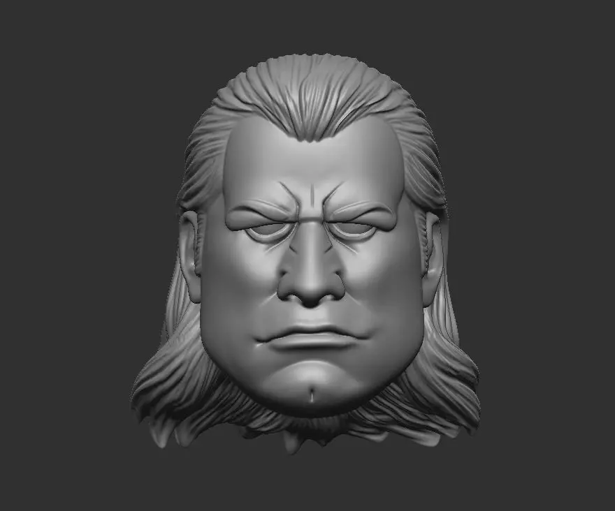 Stylized Head 3 for Action Figures 3D print model