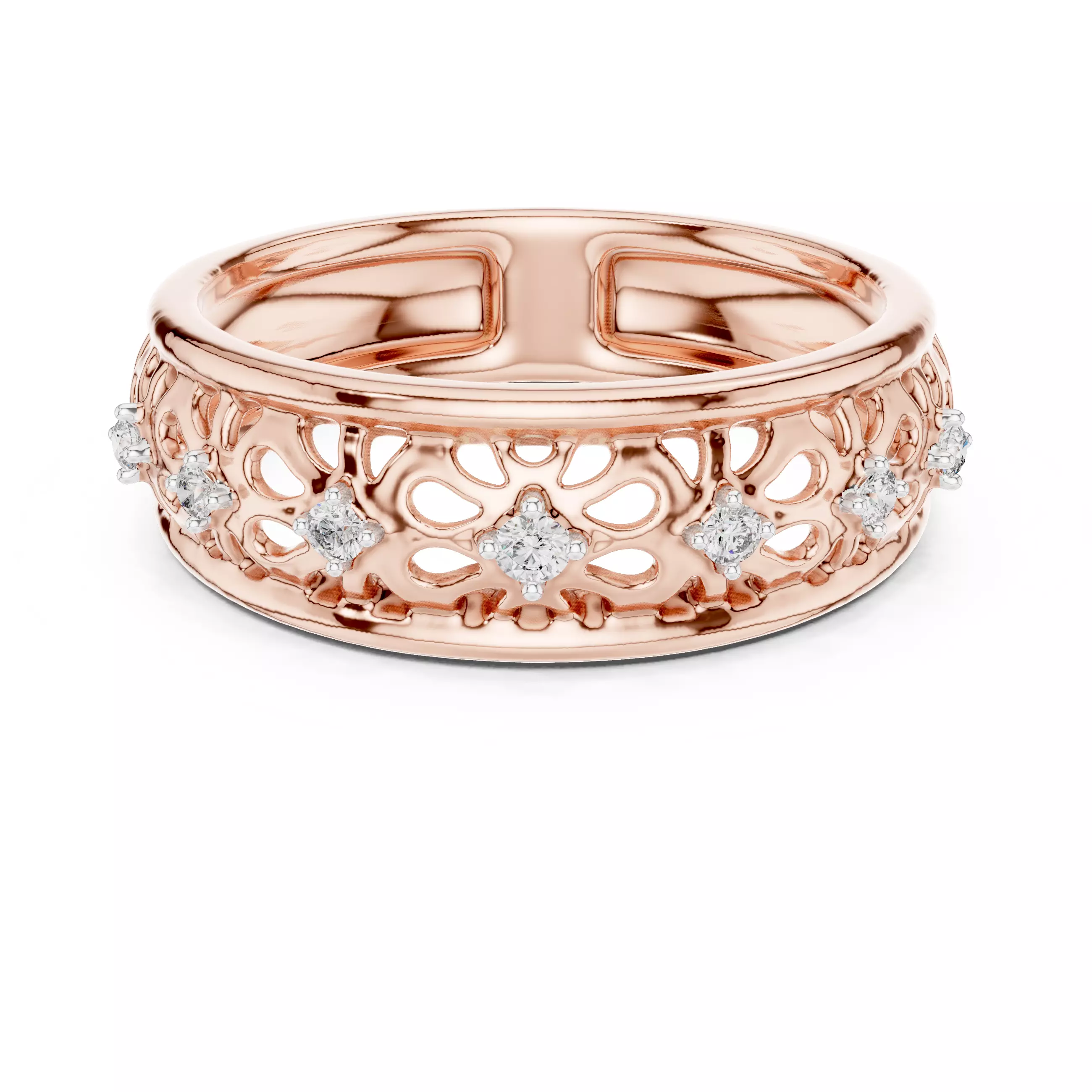 Ultra light wt minimalist Ring 3dm stl renders 360 animation 3D print model_0