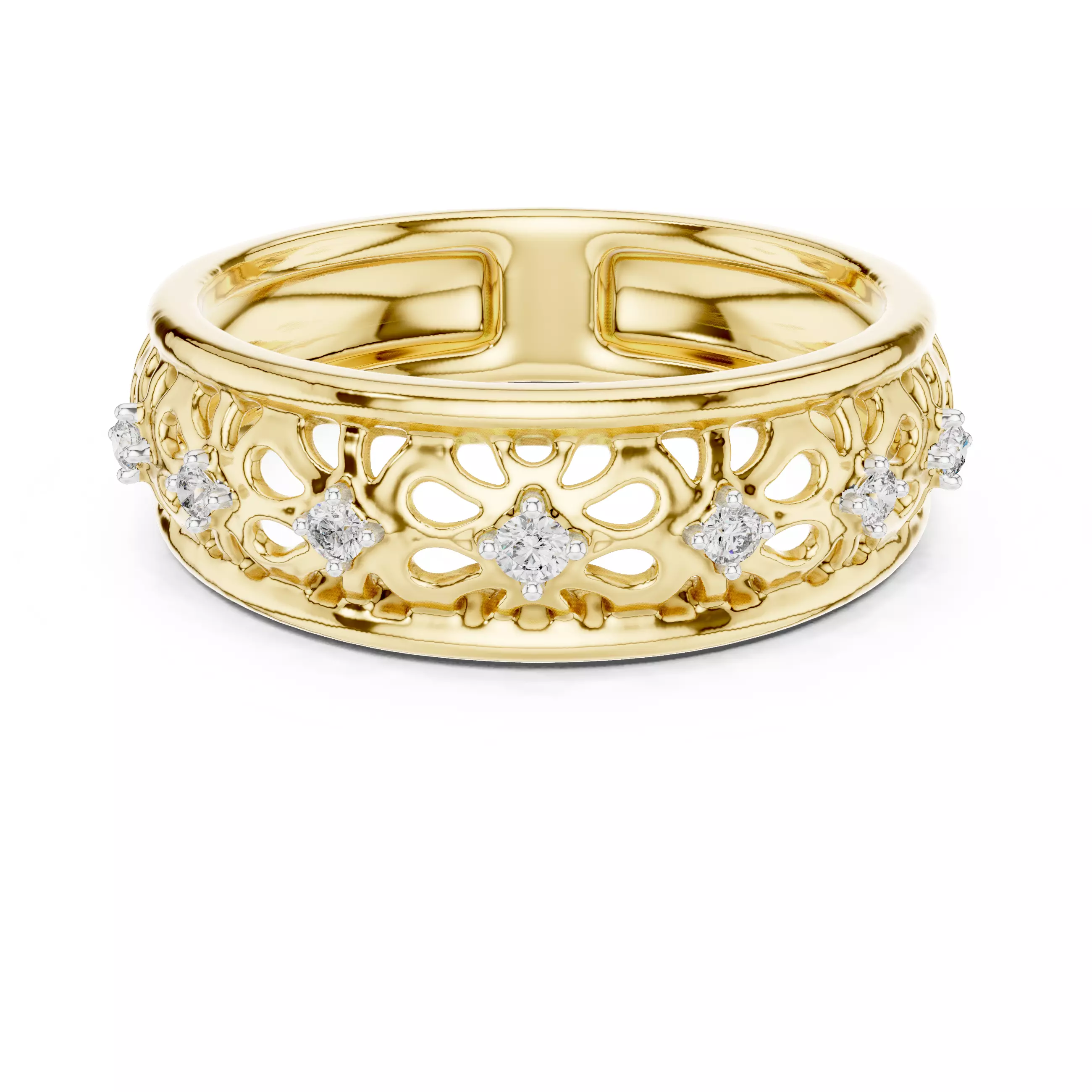 Ultra light wt minimalist Ring 3dm stl renders 360 animation 3D print model_13