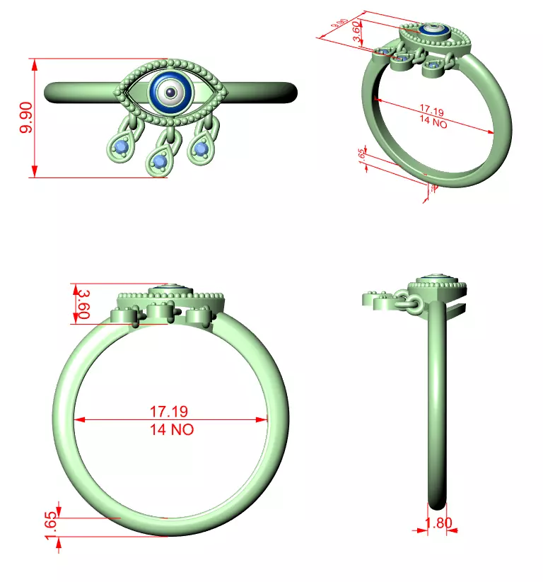 Ultra light wt minimalist Ring 3dm stl renders 360 animation  3D print model_1