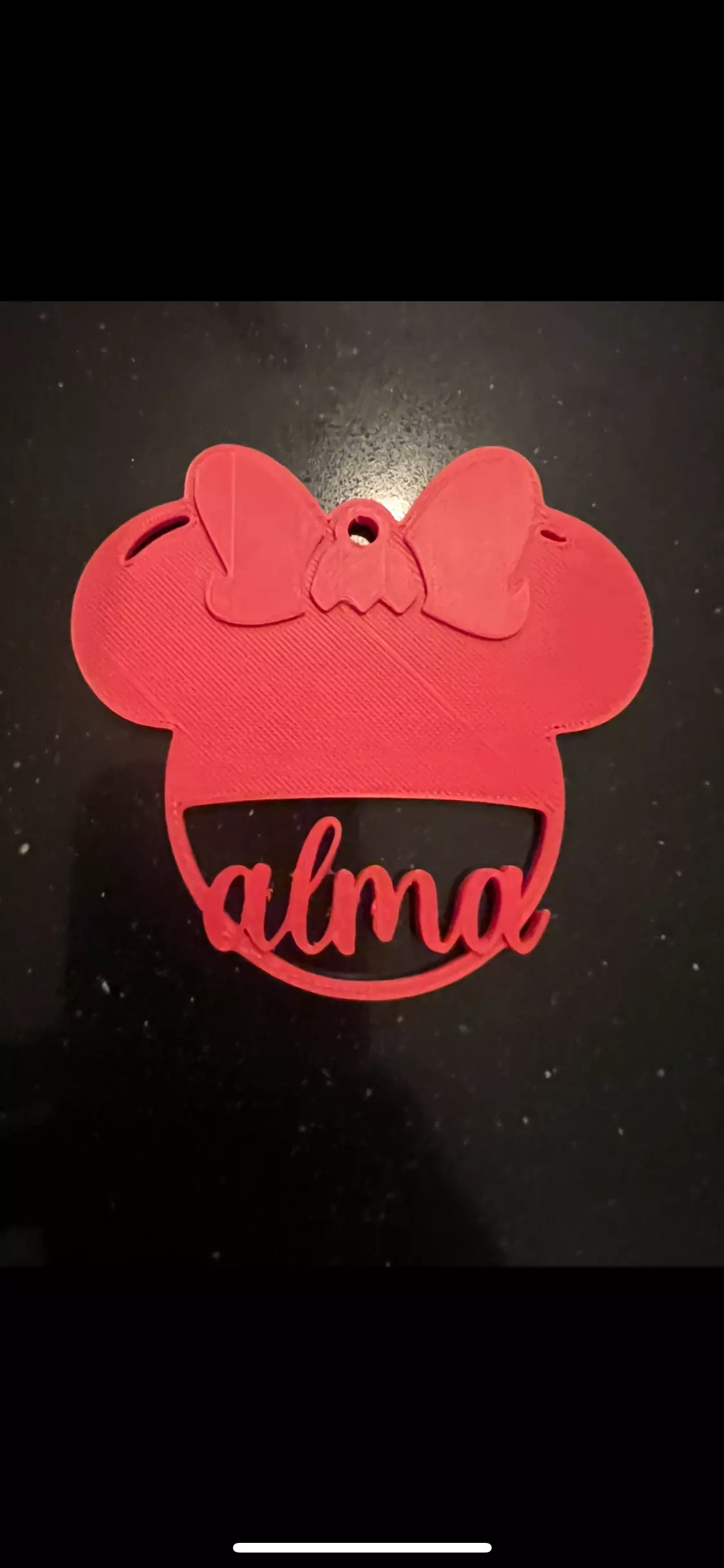 ornament minnie y mickey  3D print model_3