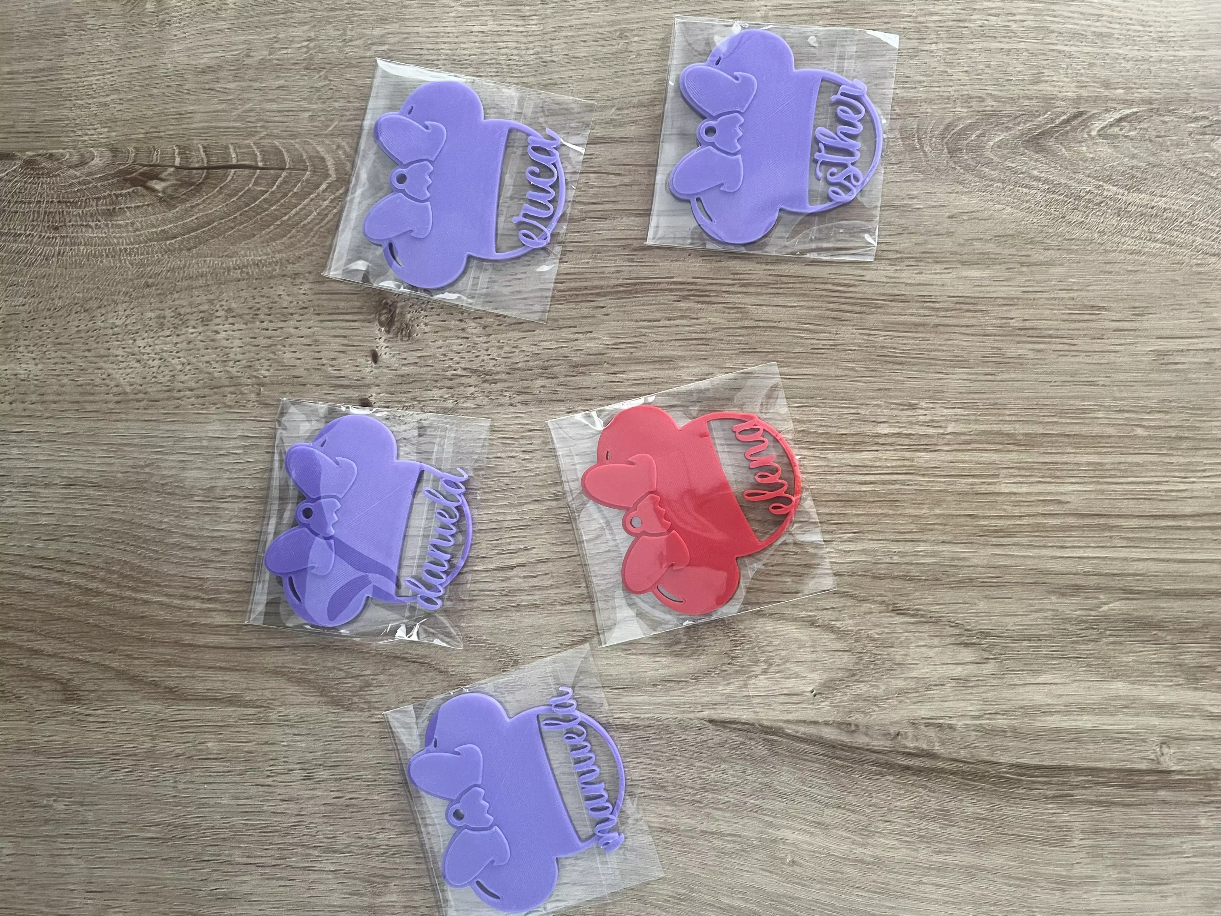 ornament minnie y mickey  3D print model_1