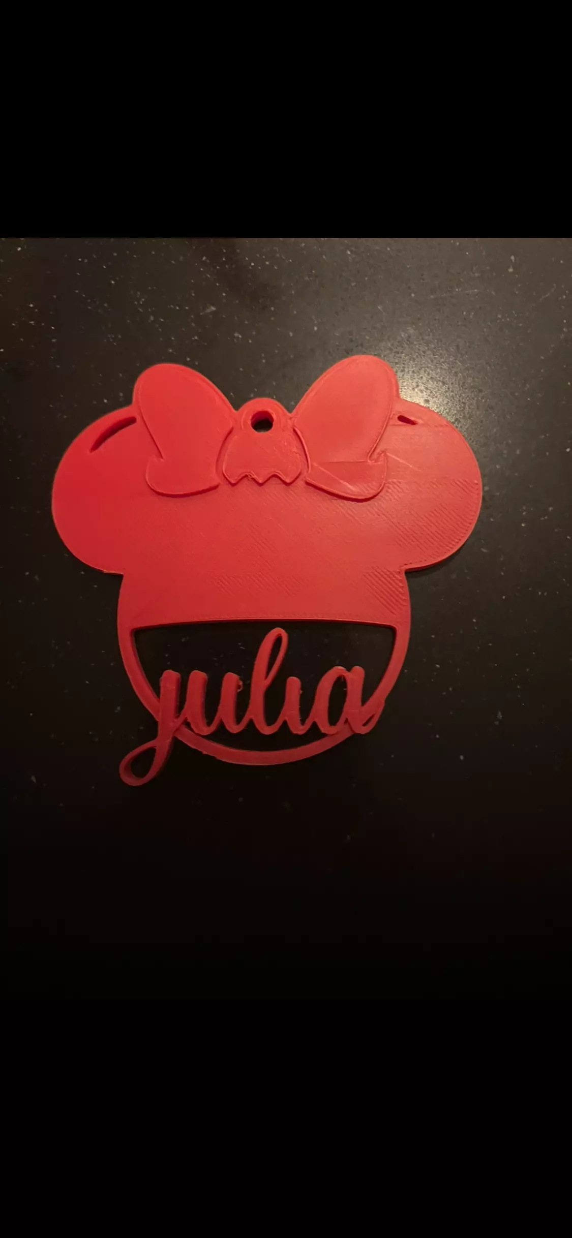 ornament minnie y mickey  3D print model_4