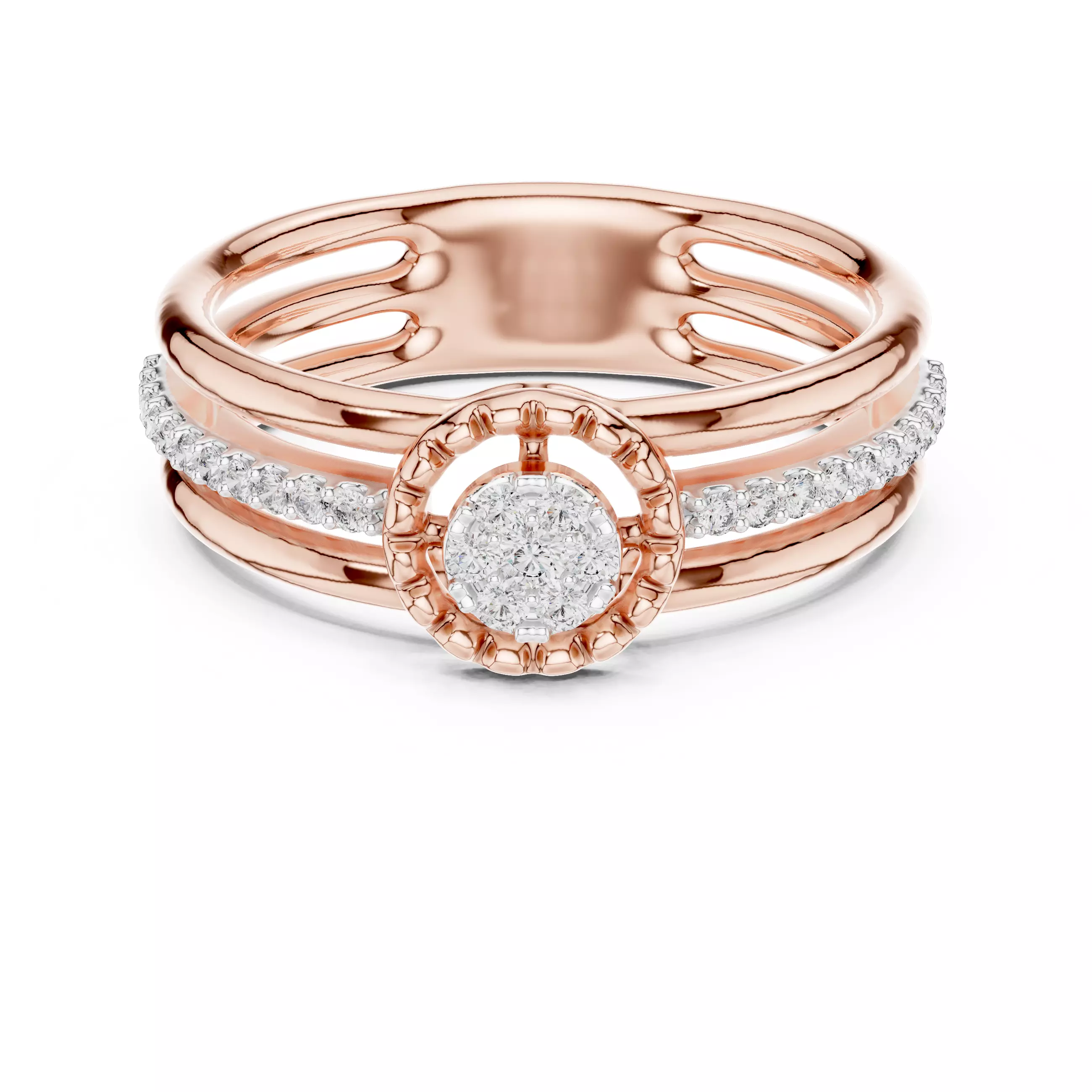 Ultra light wt minimalist Ring 3dm stl renders 360 animation 3D print model_0