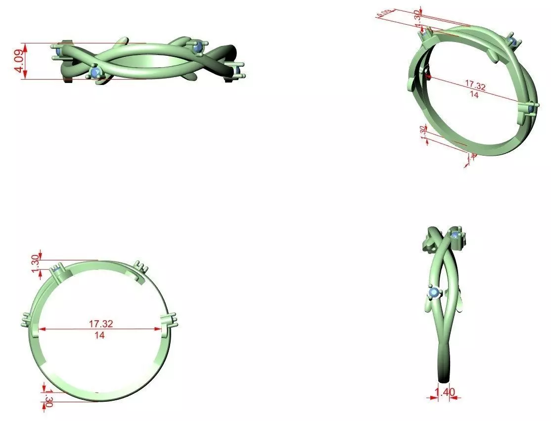 Ultra light wt minimalist Ring 3dm stl renders 360 animation  3D print model_1