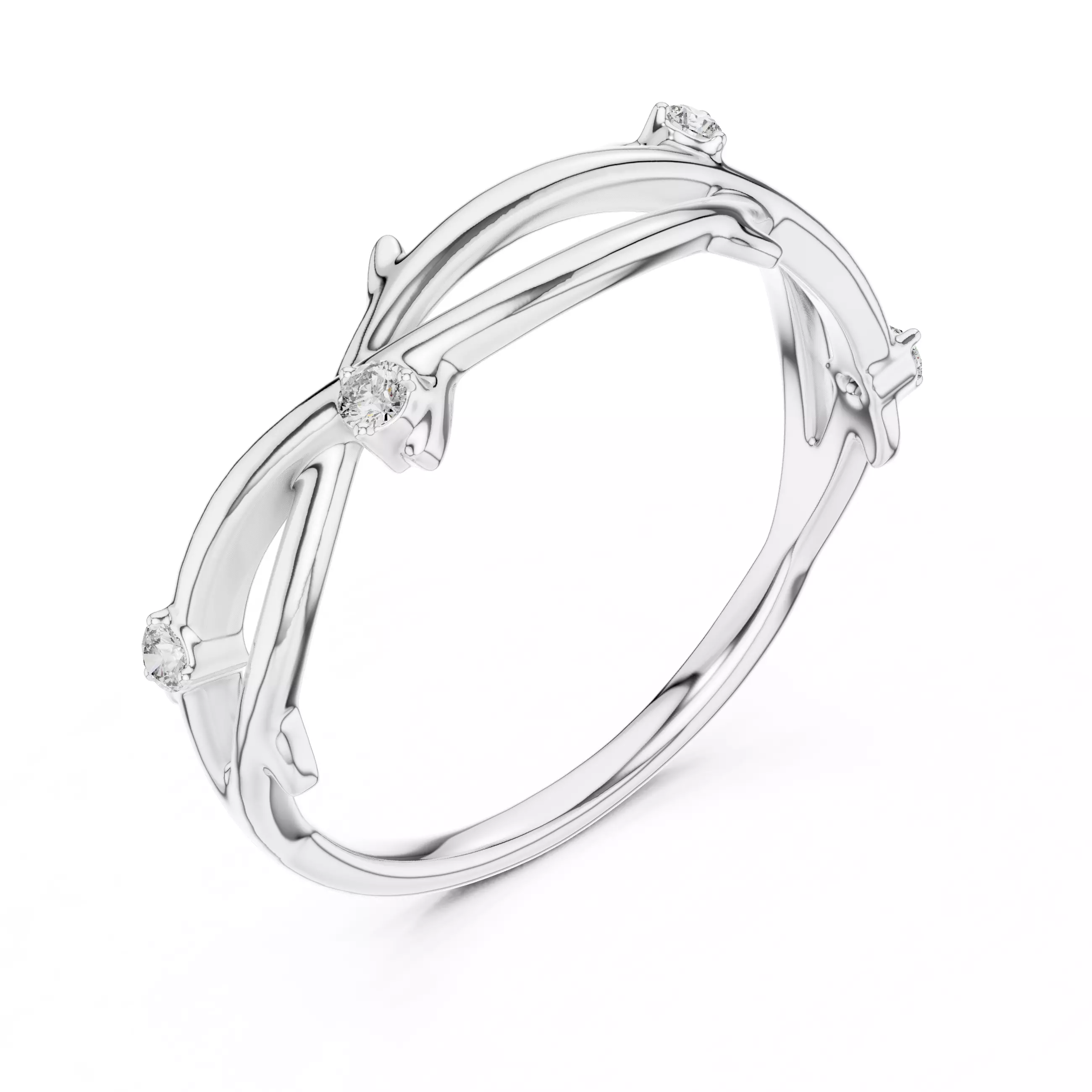 Ultra light wt minimalist Ring 3dm stl renders 360 animation  3D print model_7