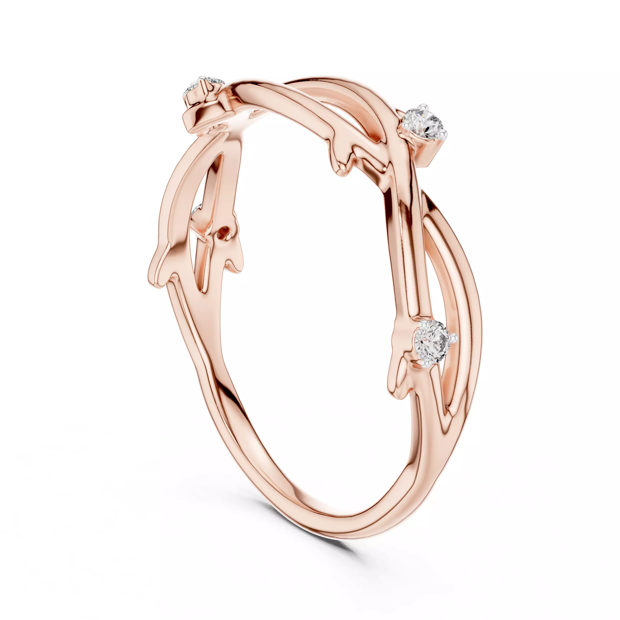 Ultra light wt minimalist Ring 3dm stl renders 360 animation  3D print model_3