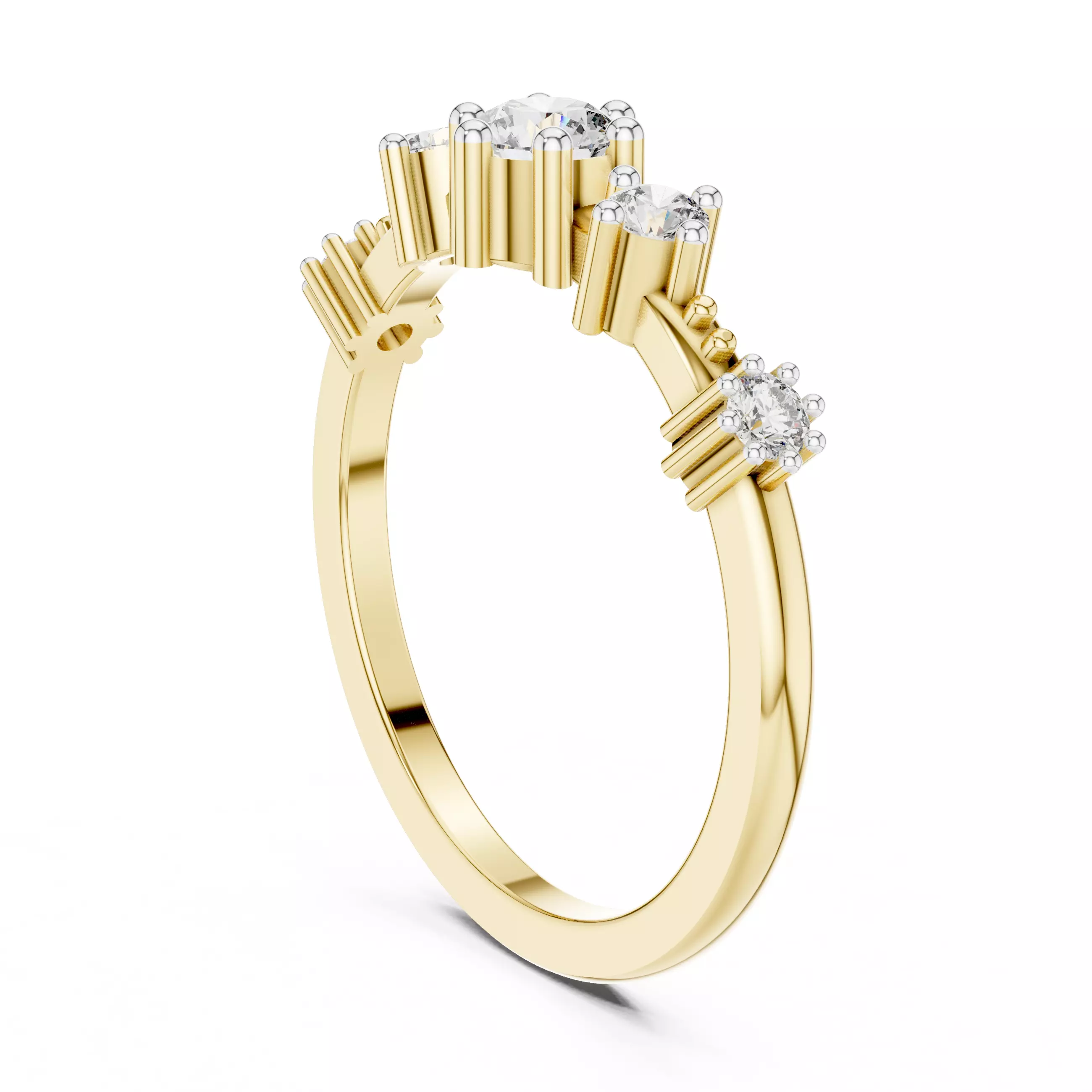 Ultra light wt minimalist Ring 3dm stl renders 360 animation  3D print model_10