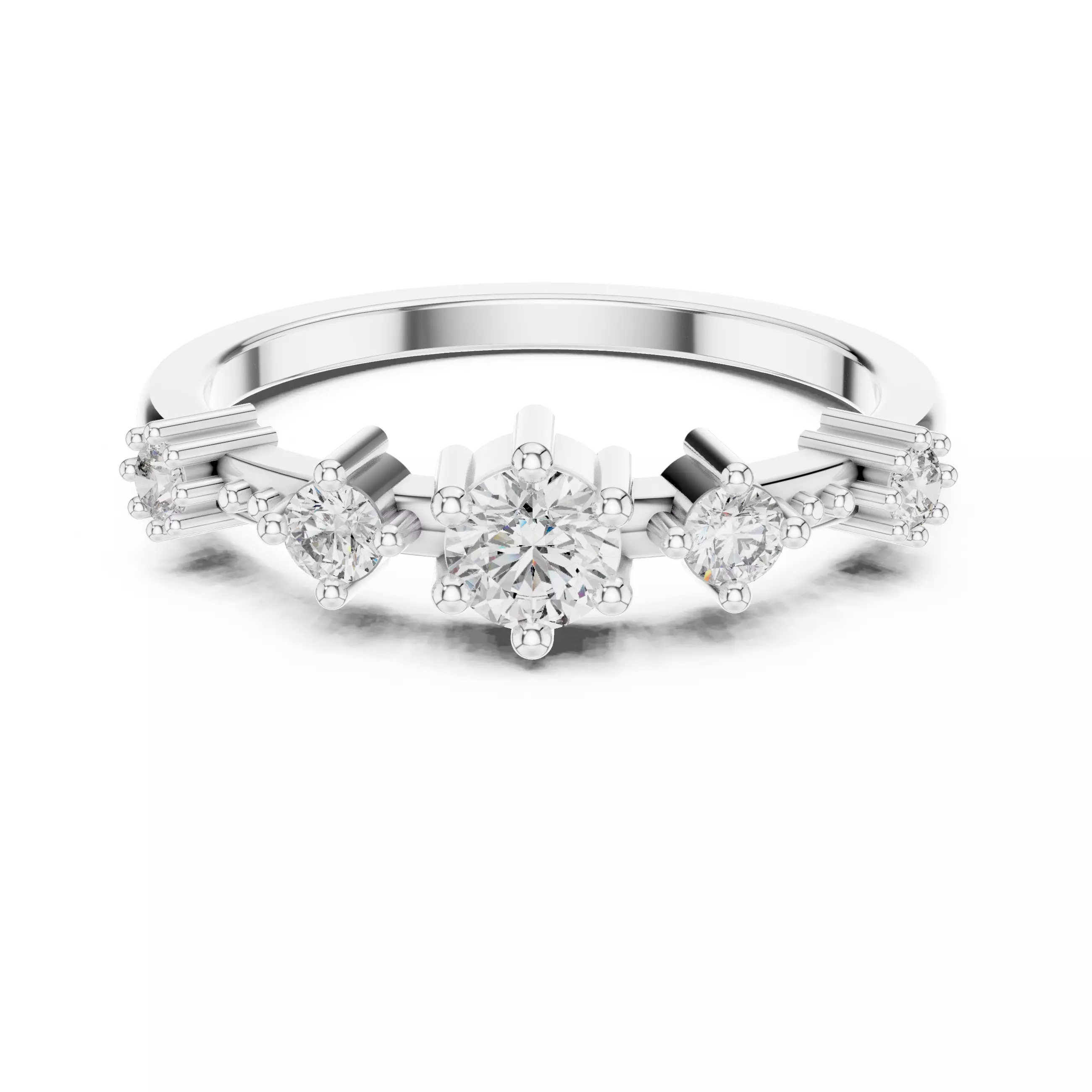 Ultra light wt minimalist Ring 3dm stl renders 360 animation  3D print model_9