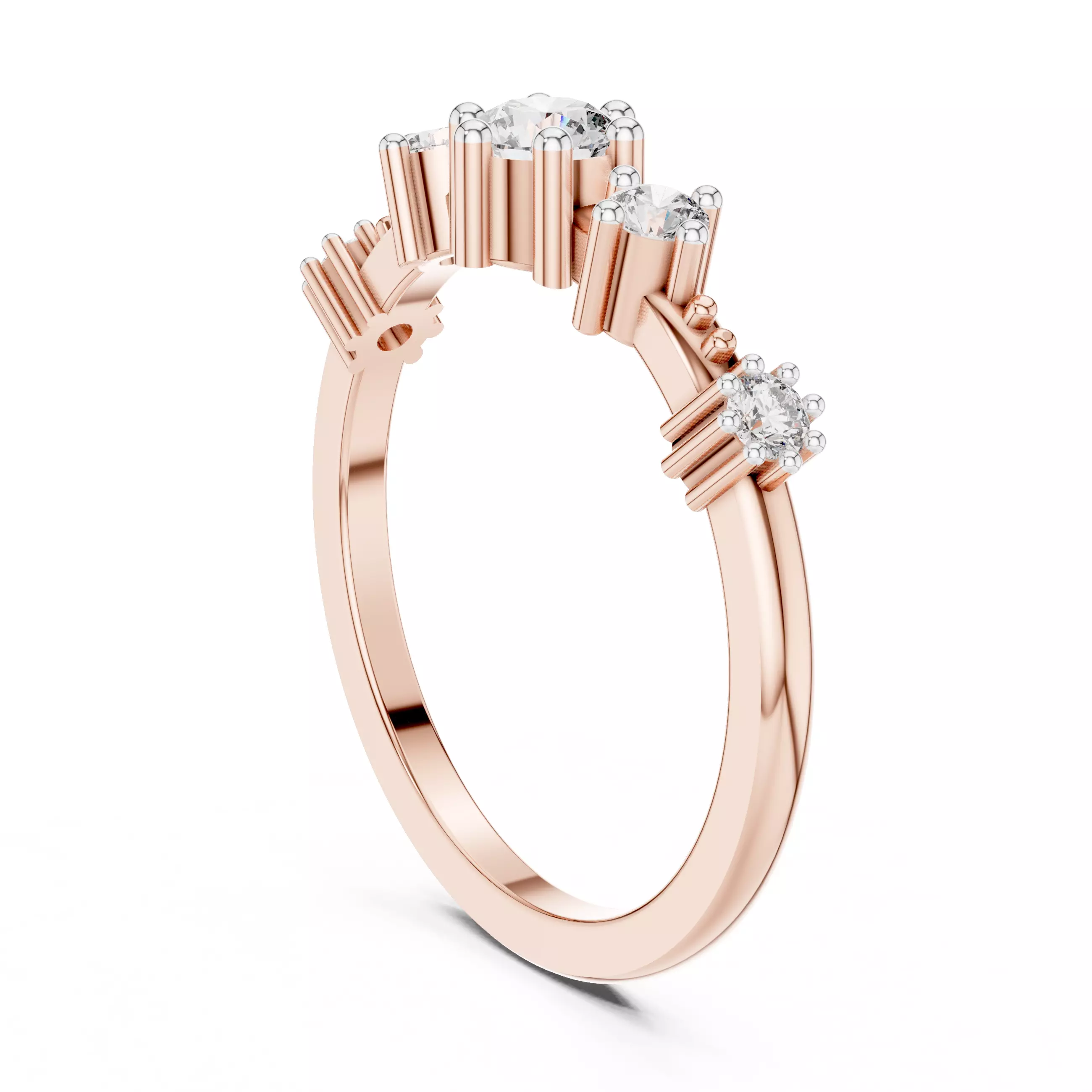 Ultra light wt minimalist Ring 3dm stl renders 360 animation  3D print model_3