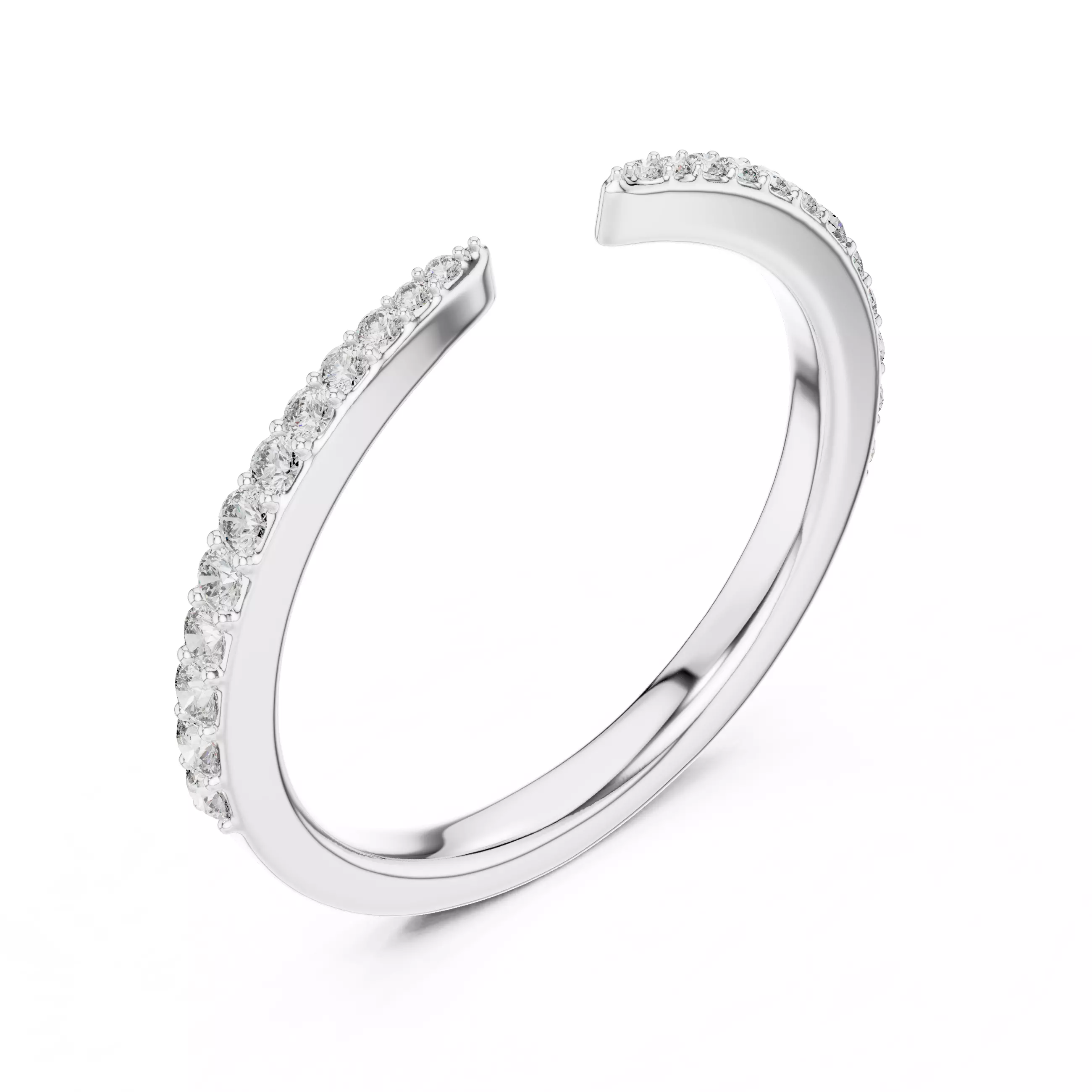 Ultra light wt minimalist Ring 3dm stl renders 360 animation  3D print model_7