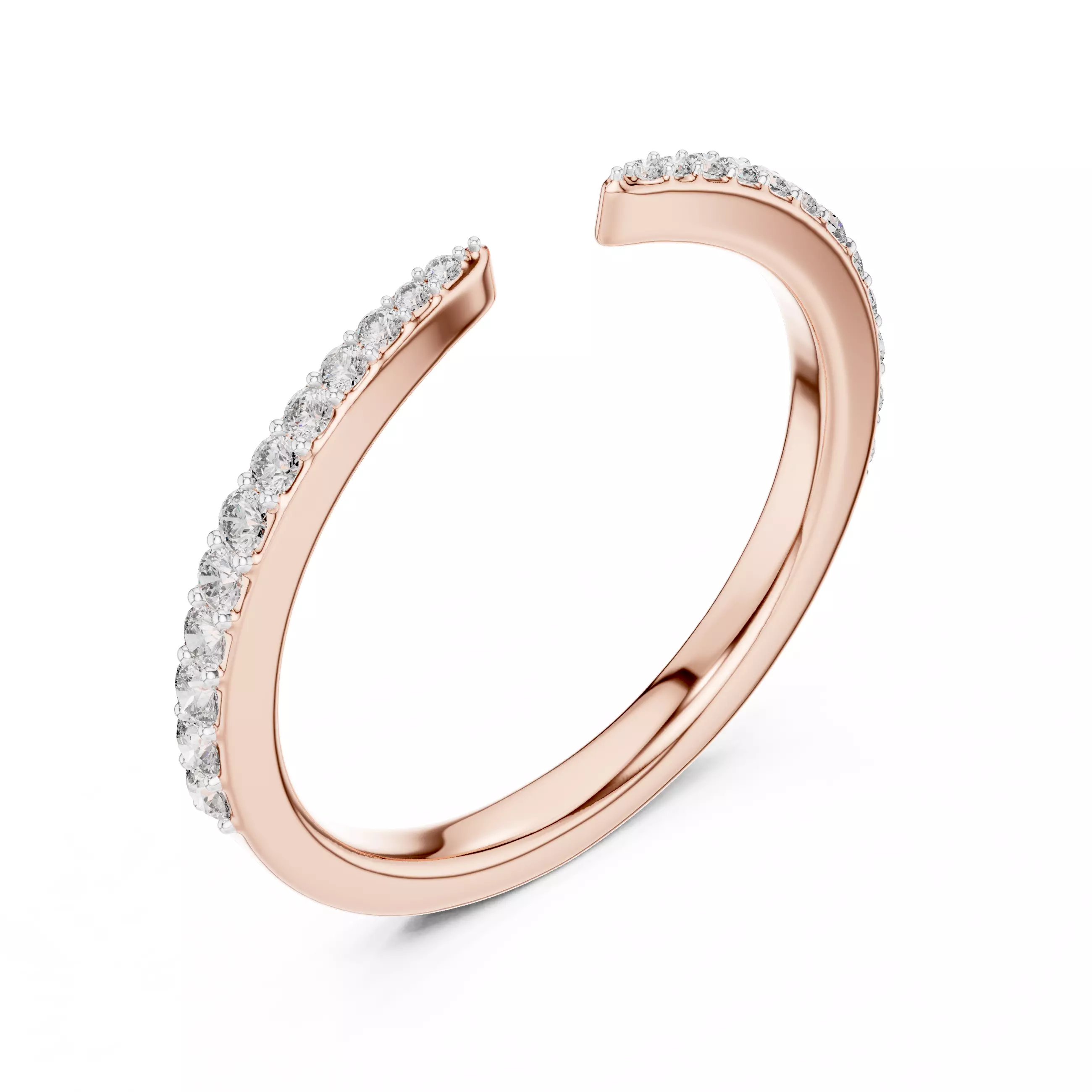 Ultra light wt minimalist Ring 3dm stl renders 360 animation  3D print model_4