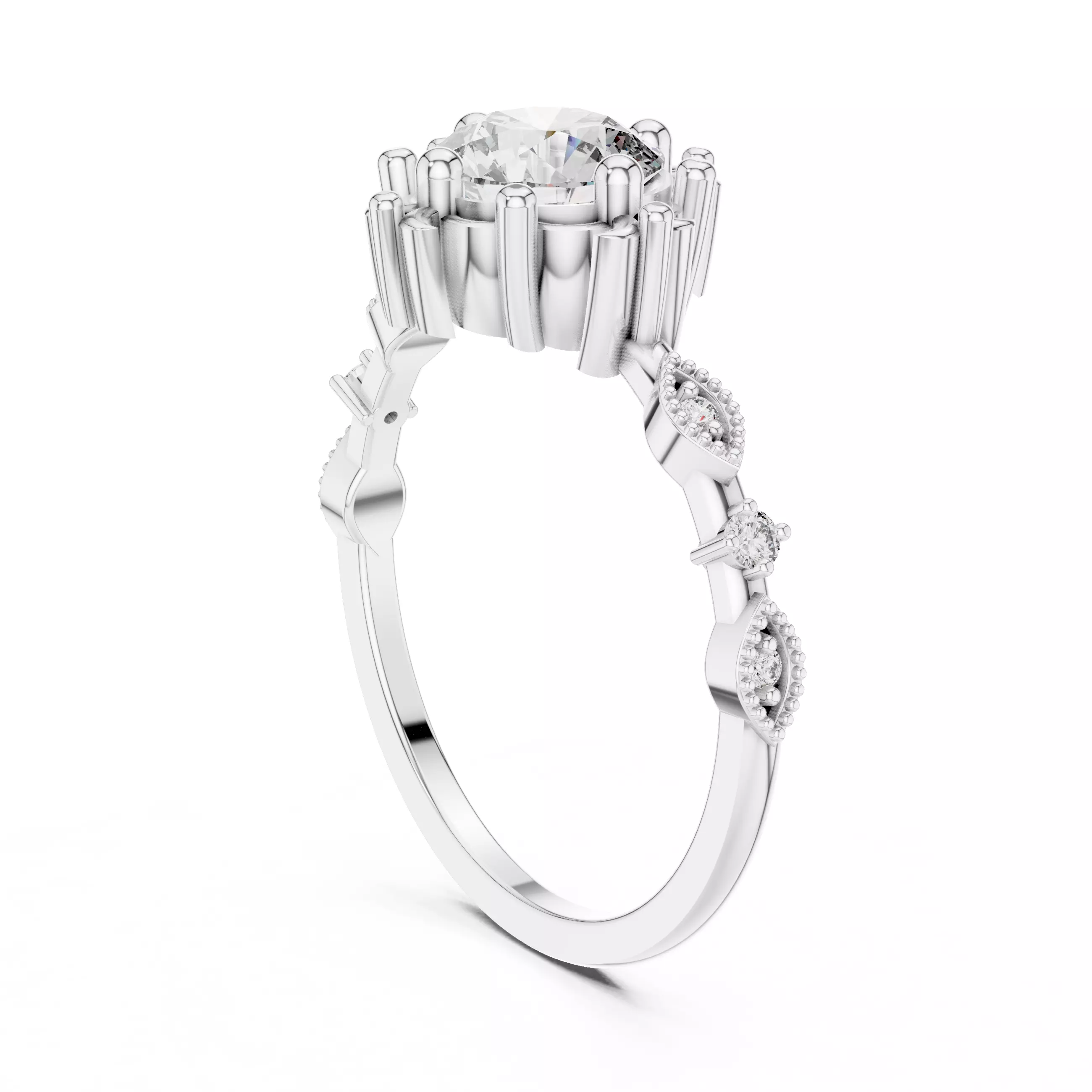 Ultra light wt minimalist Ring 3dm stl renders 360 animation 3D print model_6