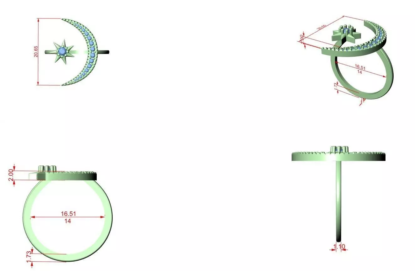 Ultra light wt minimalist Ring 3dm stl renders 360 animation 3D print model_1