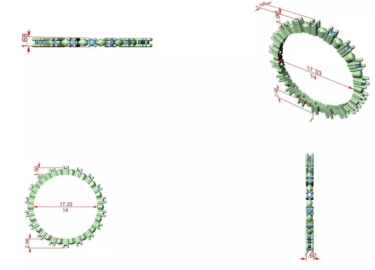 Ultra light wt minimalist Ring 3dm stl renders 360 animation  3D print model_1