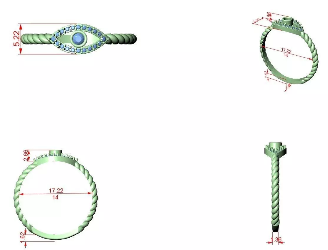 Ultra light wt minimalist Ring 3dm stl renders 360 animation  3D print model_1