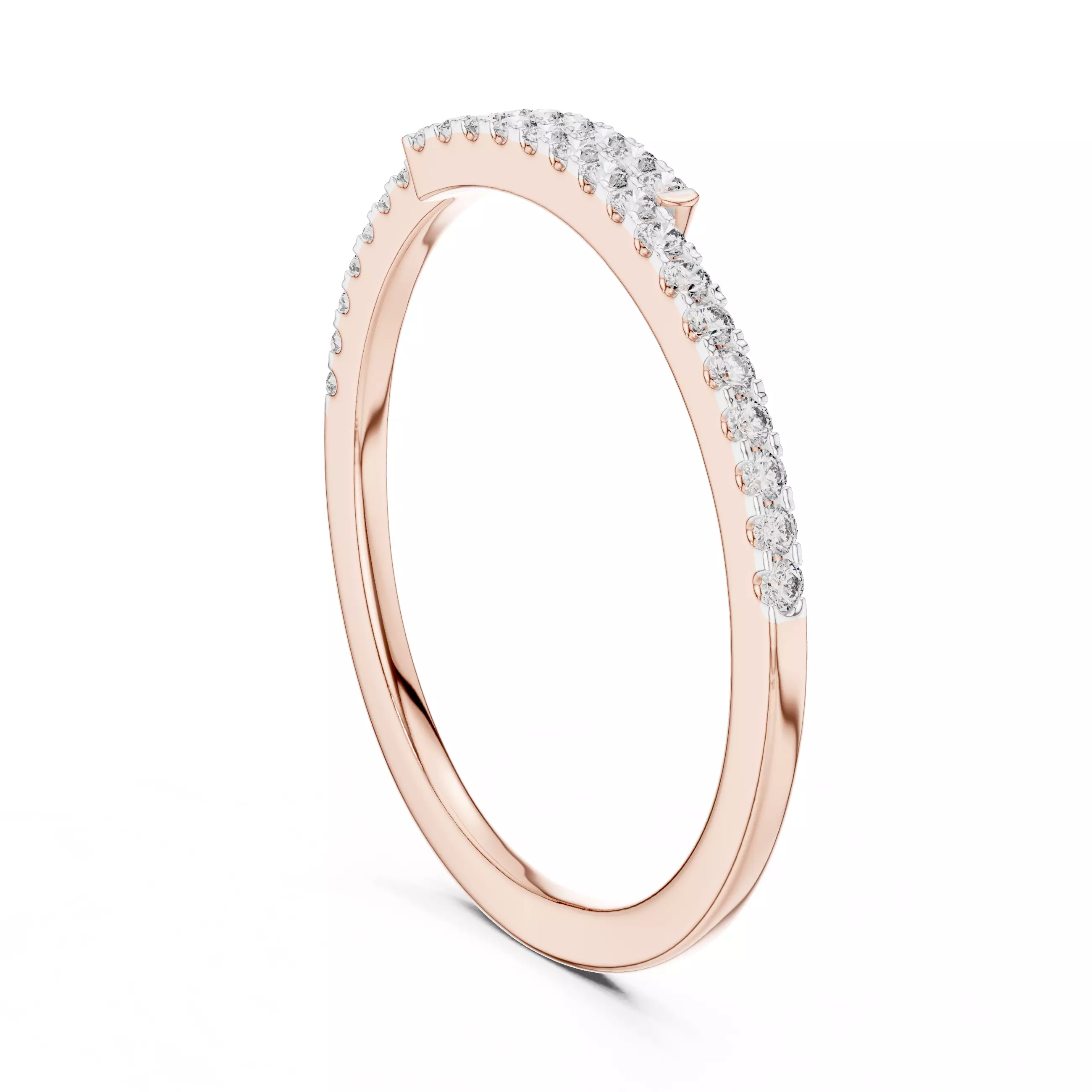 Ultra light wt minimalist Ring 3dm stl renders 360 animation 3D print model_3