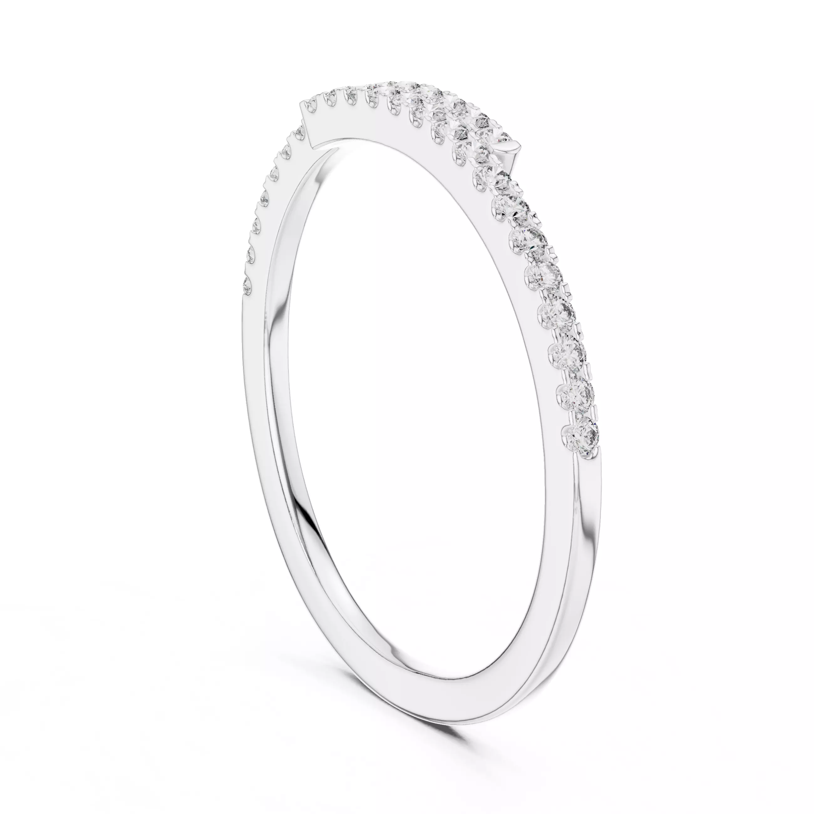 Ultra light wt minimalist Ring 3dm stl renders 360 animation 3D print model_6