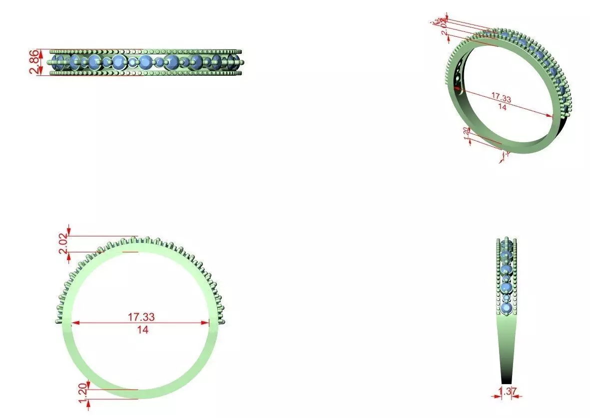 Ultra light wt minimalist Ring 3dm stl renders 360 animation  3D print model_1