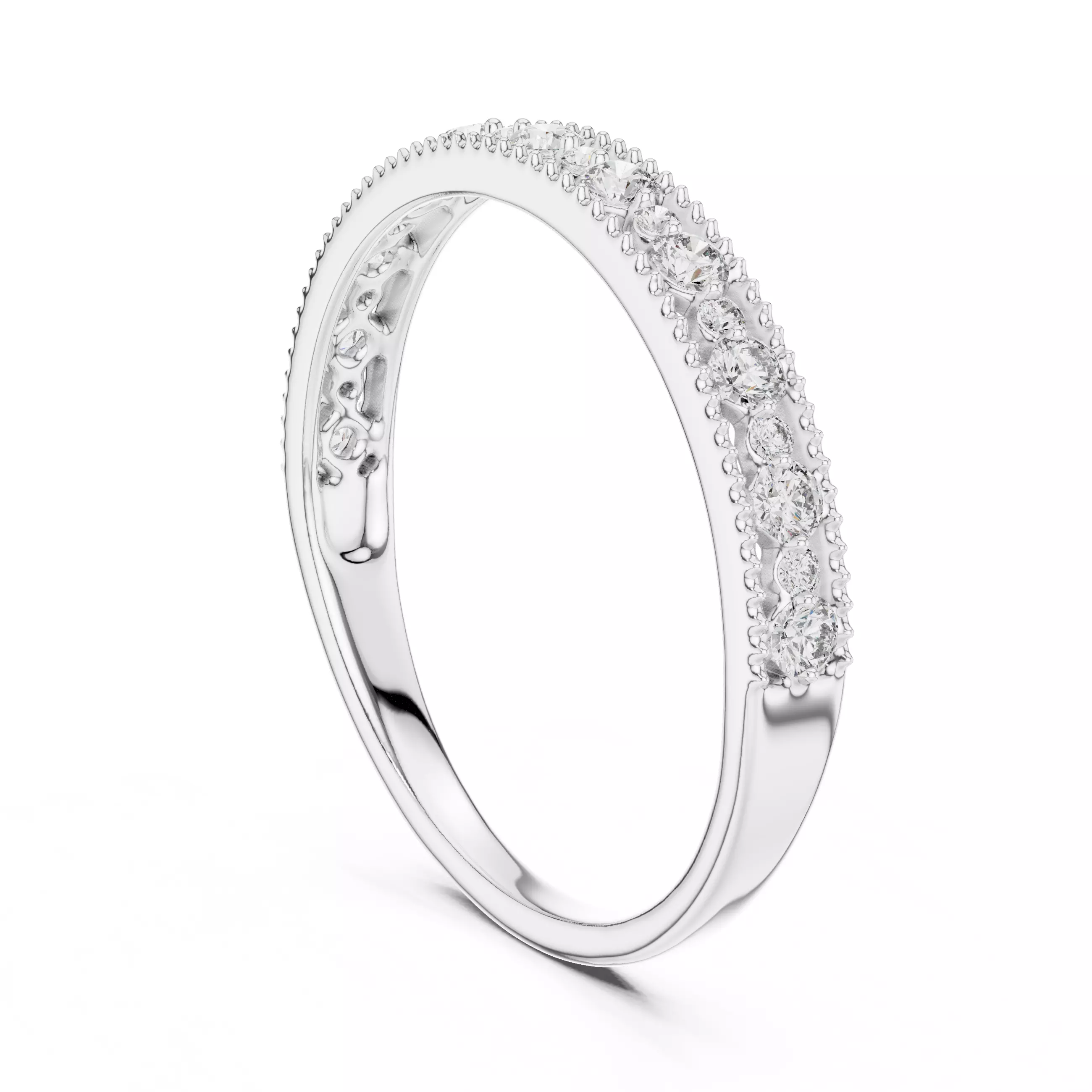 Ultra light wt minimalist Ring 3dm stl renders 360 animation  3D print model_6