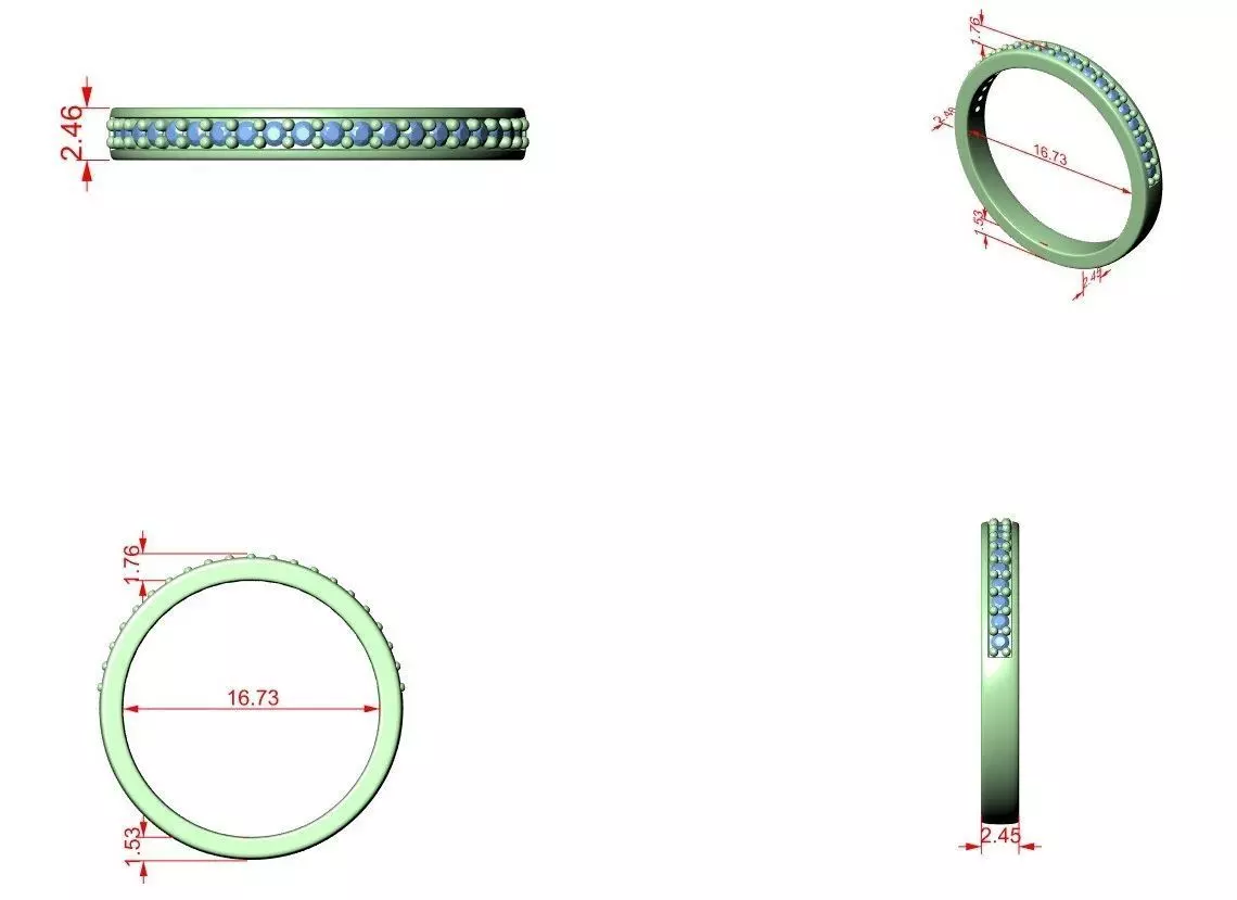 Ultra light wt minimalist Ring 3dm stl renders 360 animation  3D print model_1