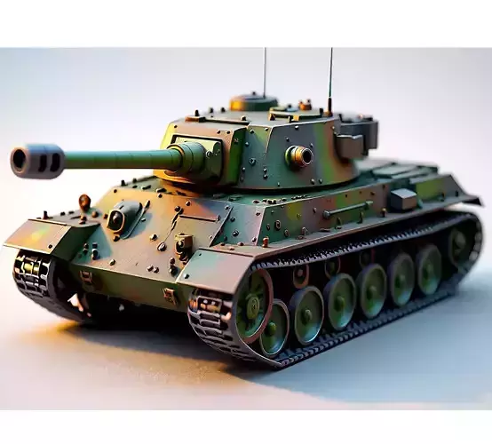 1976  Soviet KV   Heavy Tank    3D Model