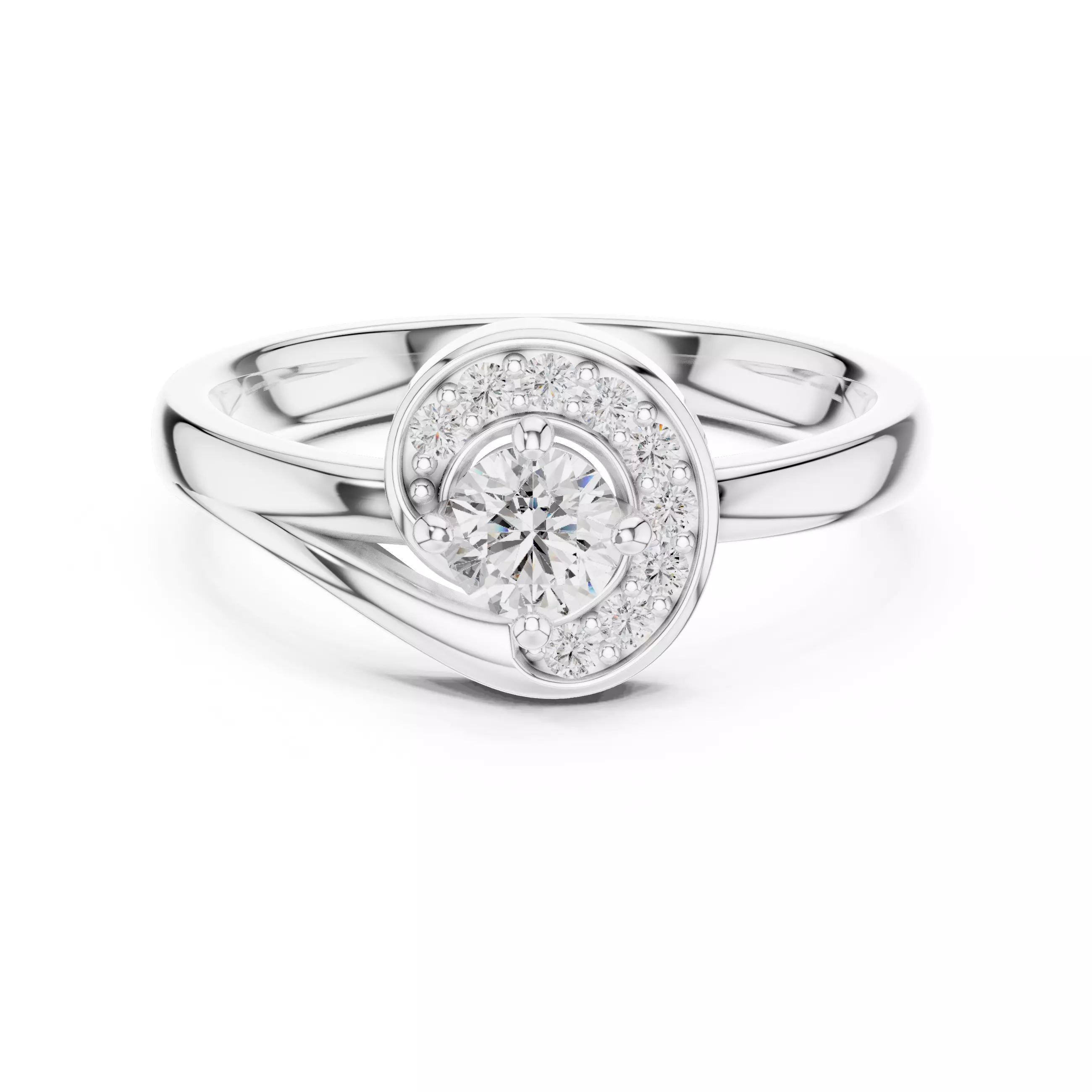 Ultra light wt minimalist Ring 3dm stl renders 360 animation  3D print model_9