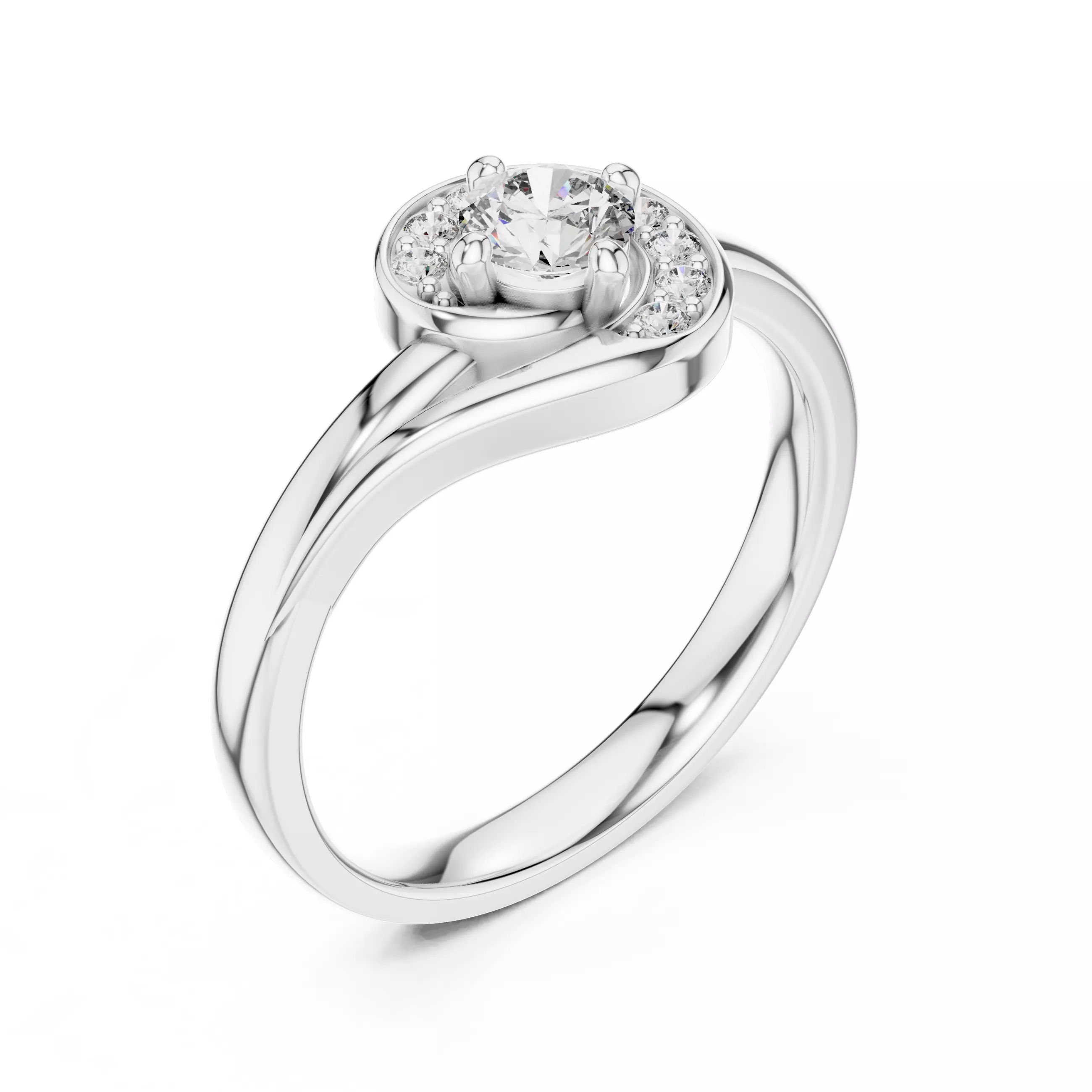 Ultra light wt minimalist Ring 3dm stl renders 360 animation  3D print model_7