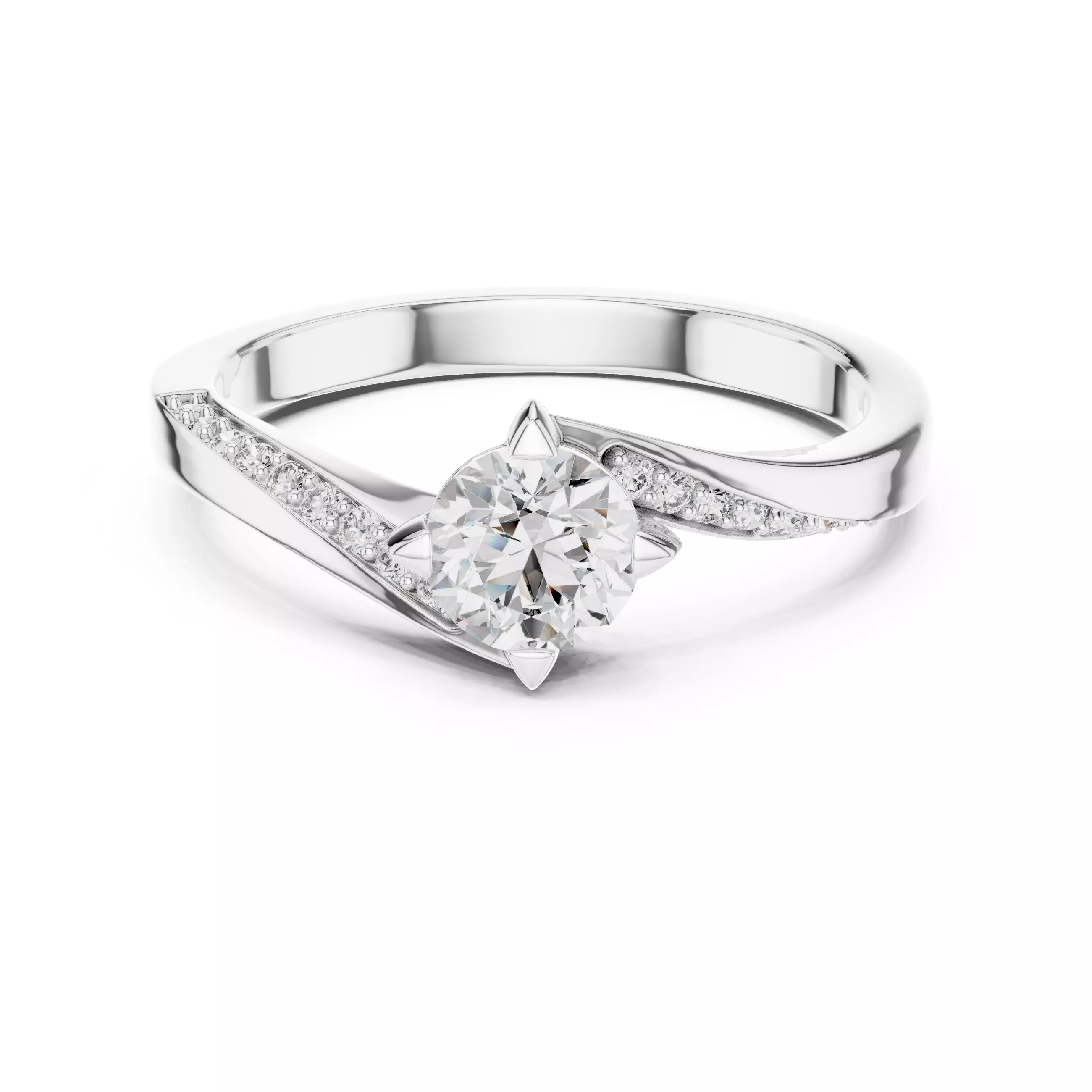 Ultra light wt minimalist Ring 3dm stl renders 360 animation  3D print model_9