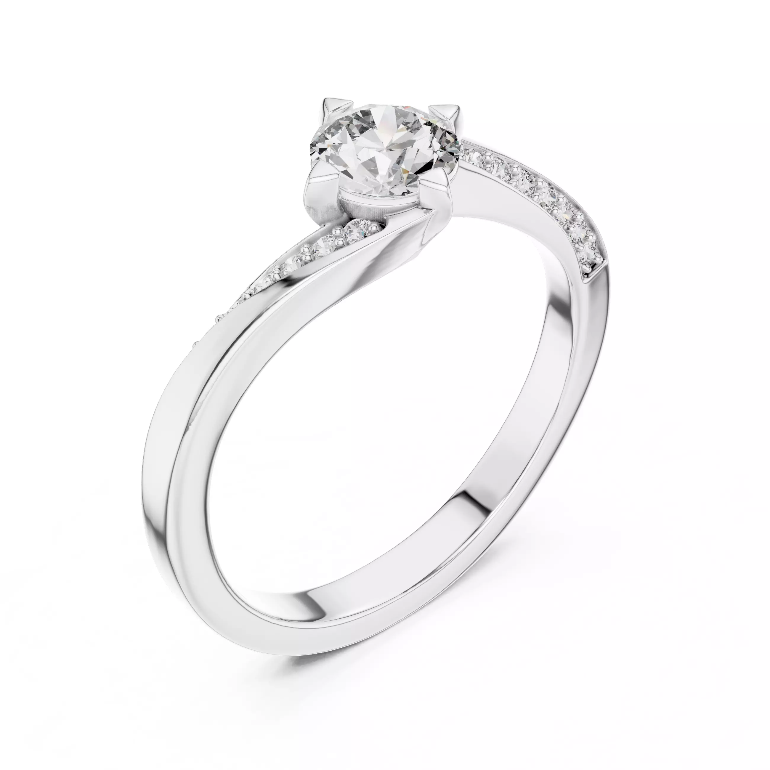 Ultra light wt minimalist Ring 3dm stl renders 360 animation  3D print model_7