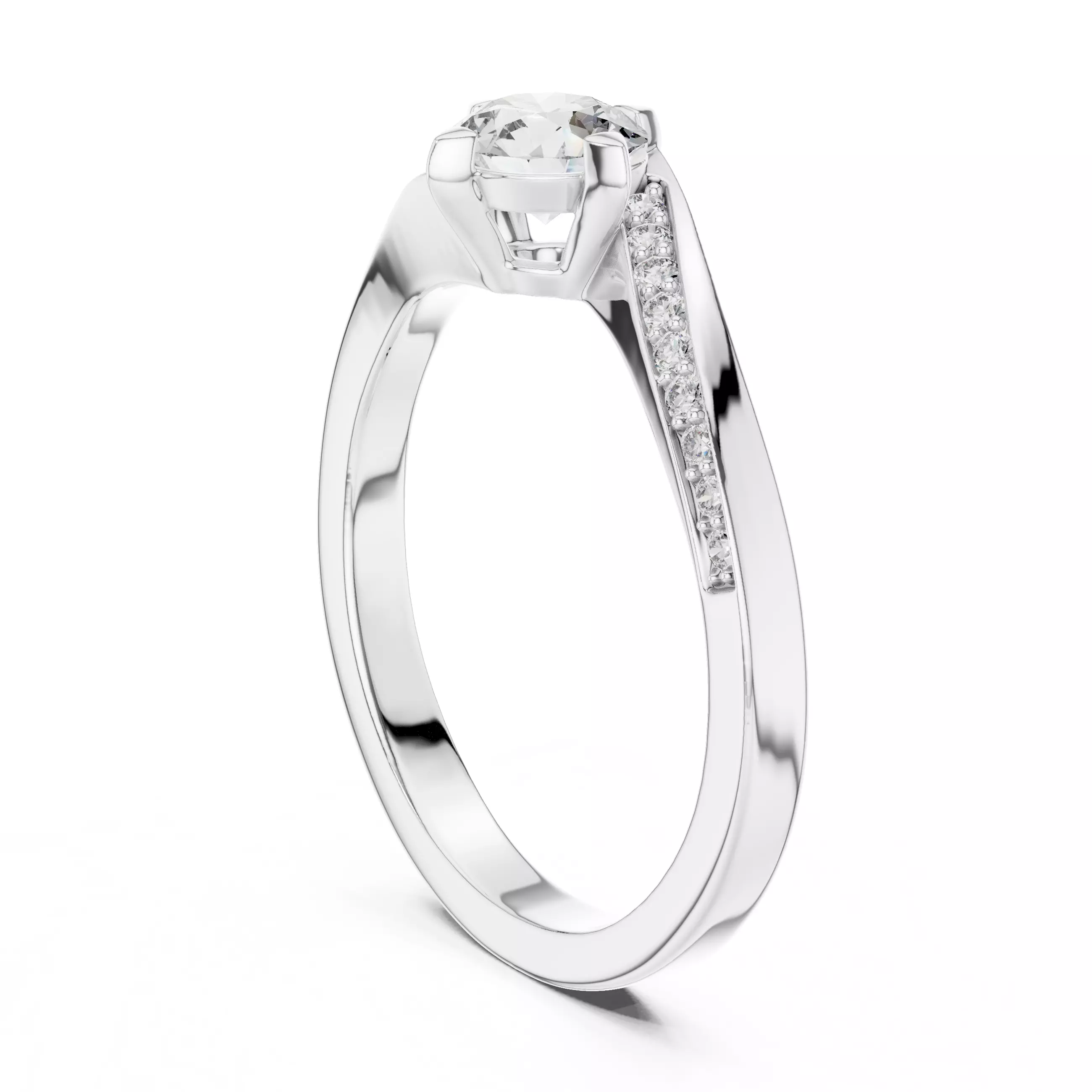 Ultra light wt minimalist Ring 3dm stl renders 360 animation  3D print model_6