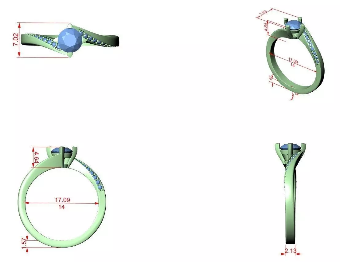 Ultra light wt minimalist Ring 3dm stl renders 360 animation  3D print model_1