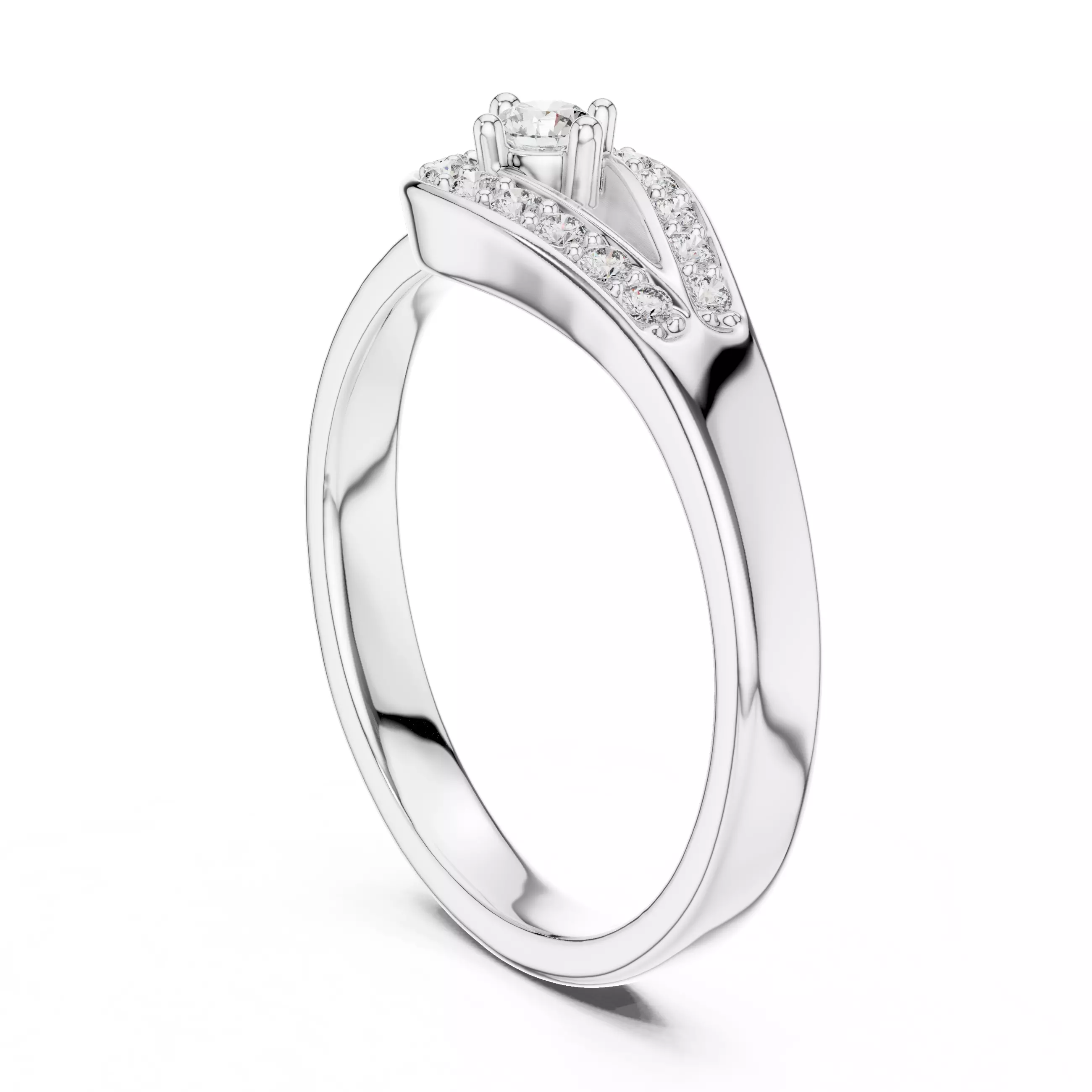 Ultra light wt minimalist Ring 3dm stl renders 360 animation  3D print model_6