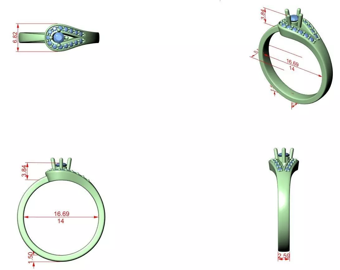 Ultra light wt minimalist Ring 3dm stl renders 360 animation  3D print model_1