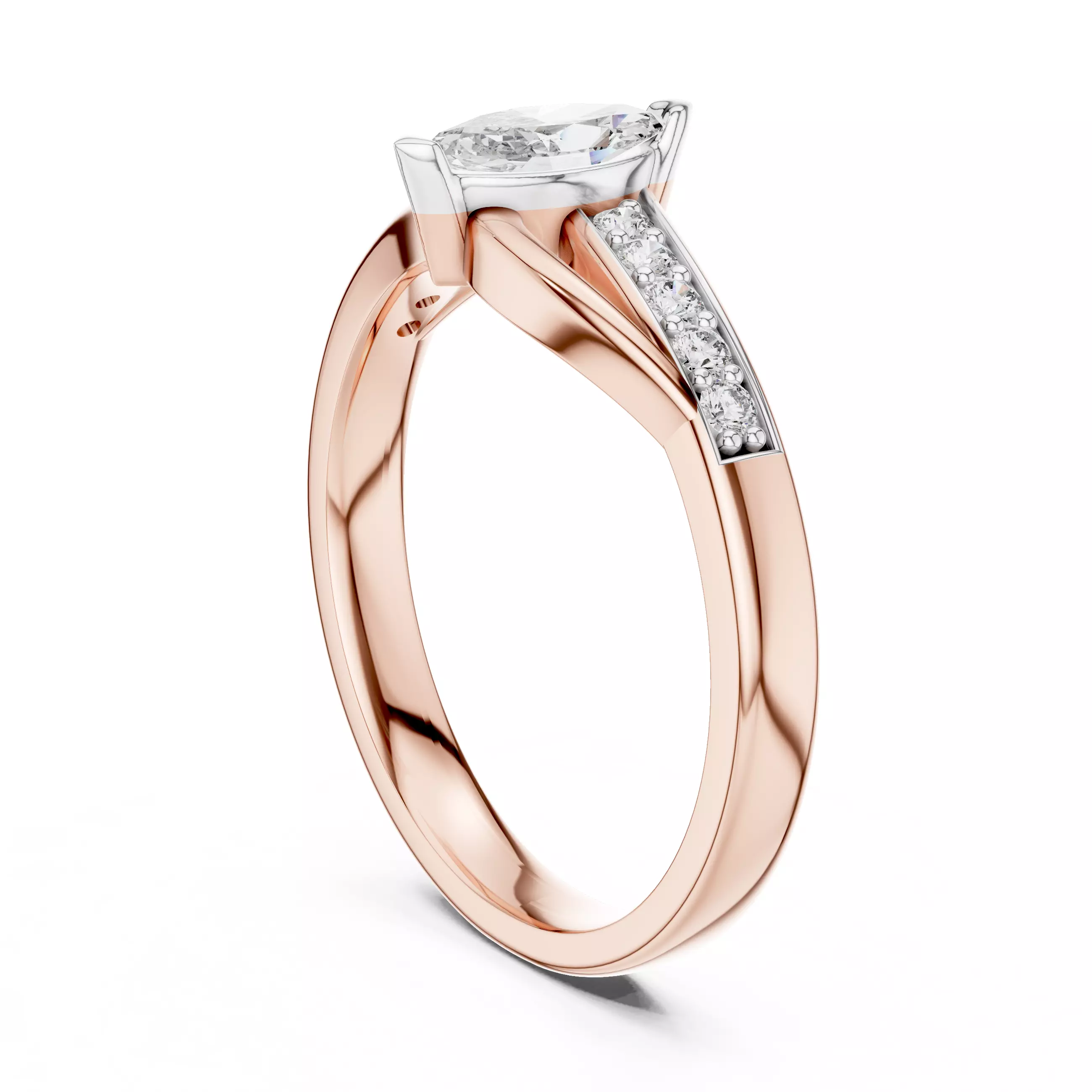 Ultra light wt minimalist Ring 3dm stl renders 360 animation 3D print model_3