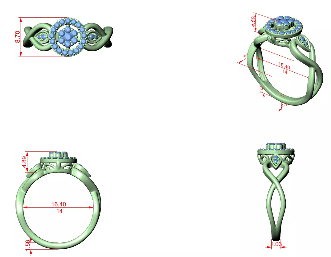 Ultra light wt minimalist Ring 3dm stl renders 360 animation 3D print model_1