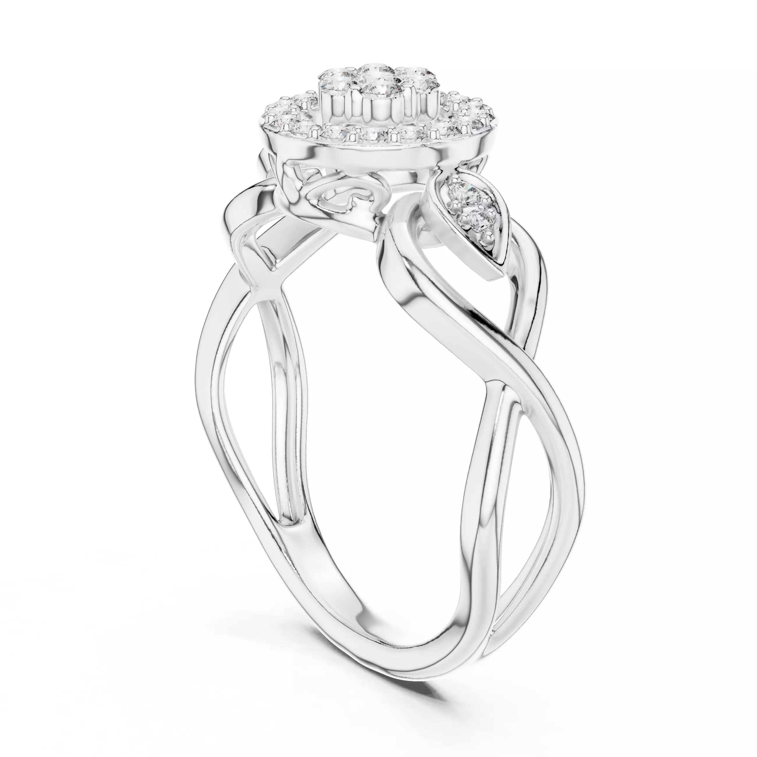 Ultra light wt minimalist Ring 3dm stl renders 360 animation 3D print model_6