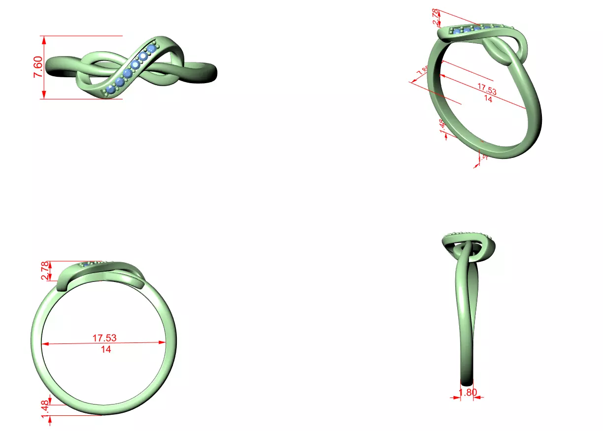 Ultra light wt minimalist Ring 3dm stl renders 360 animation 3D print model_1