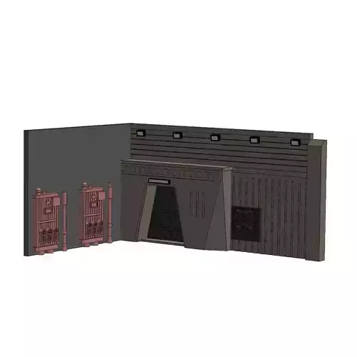 Aldhani Garrison - Dam Entrance Diorama