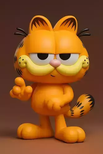 Garfield 3d Model