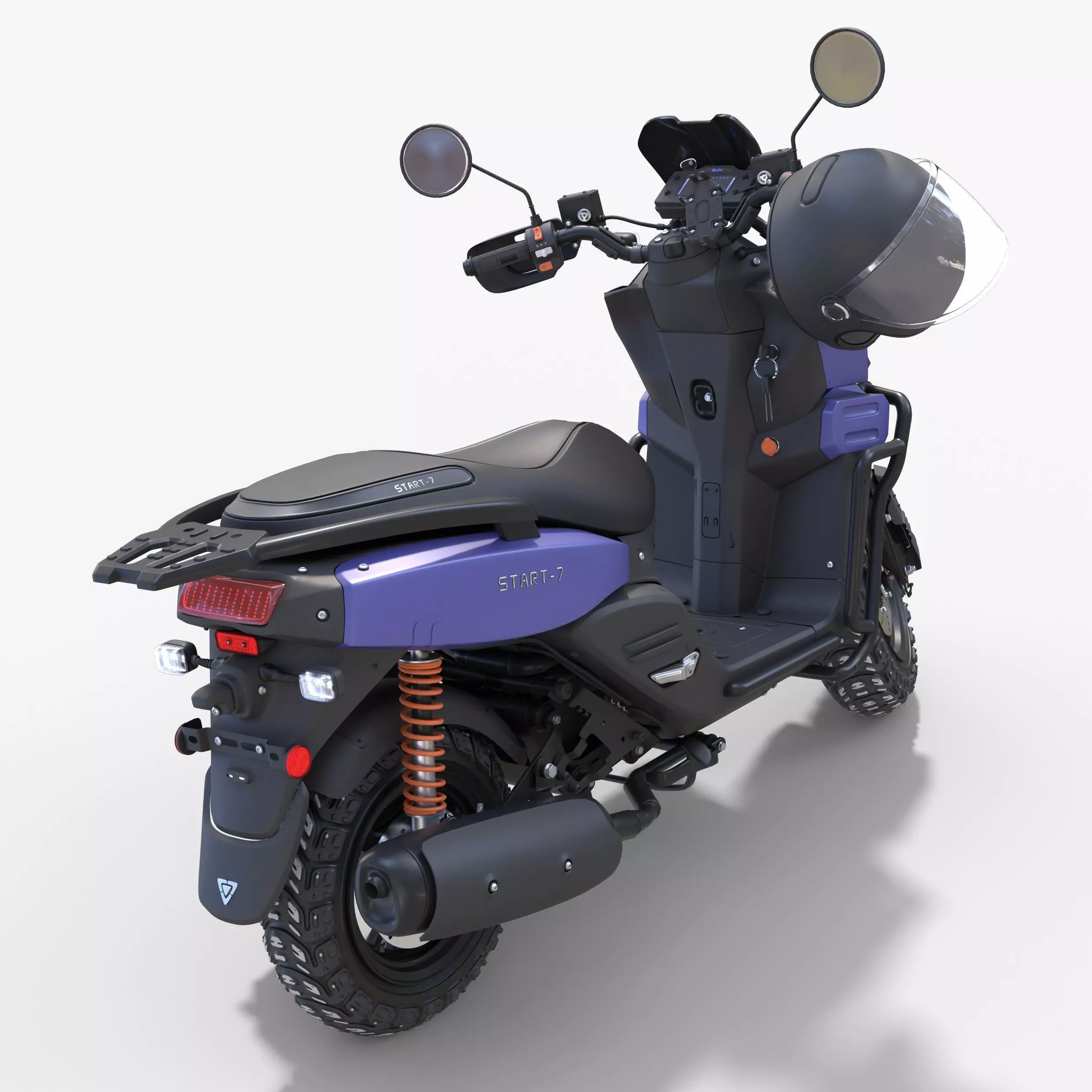Scooter 3D model_3