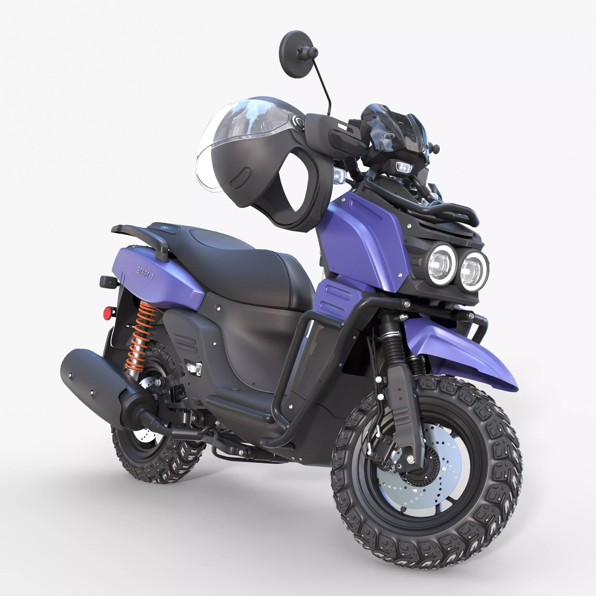 Scooter 3D model_1