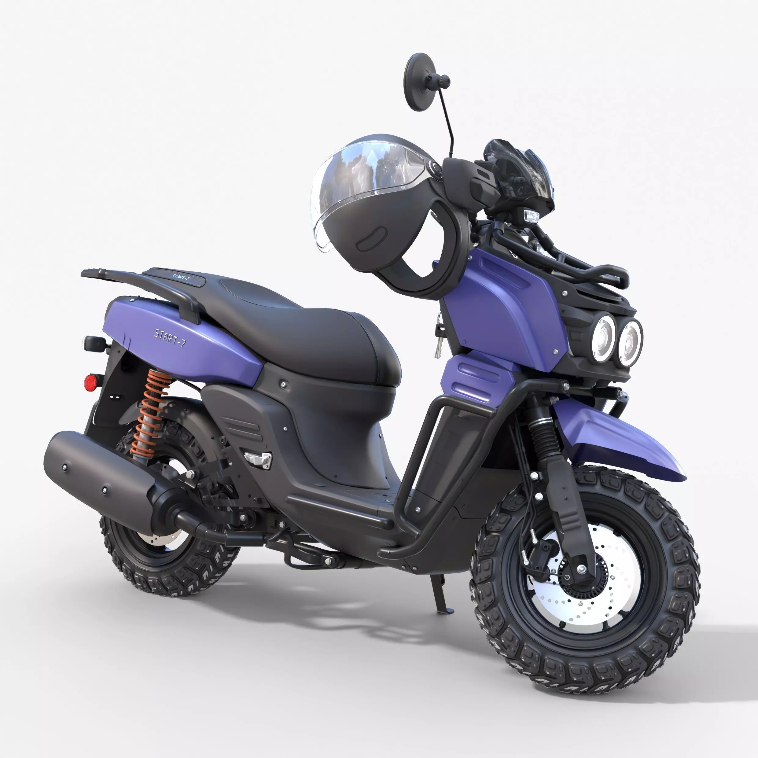 Scooter 3D model_2
