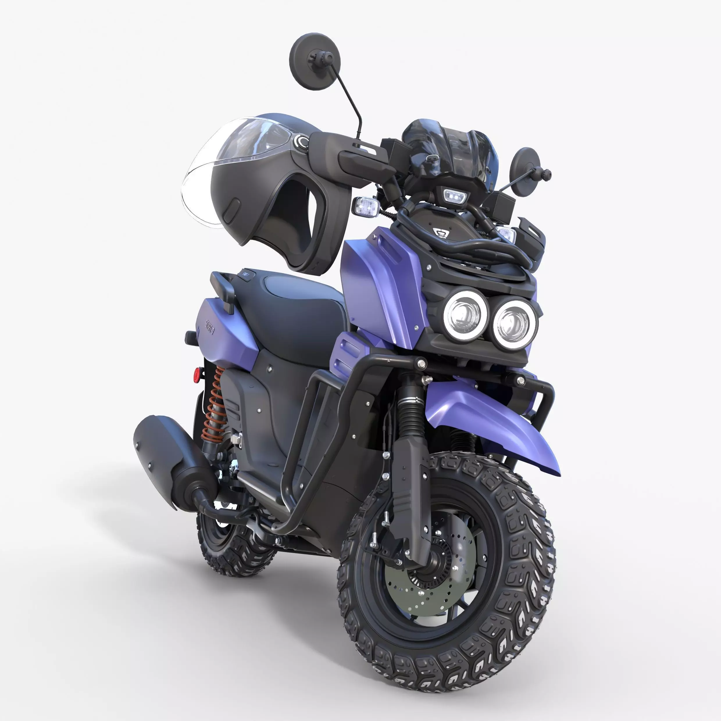 Scooter 3D model_0
