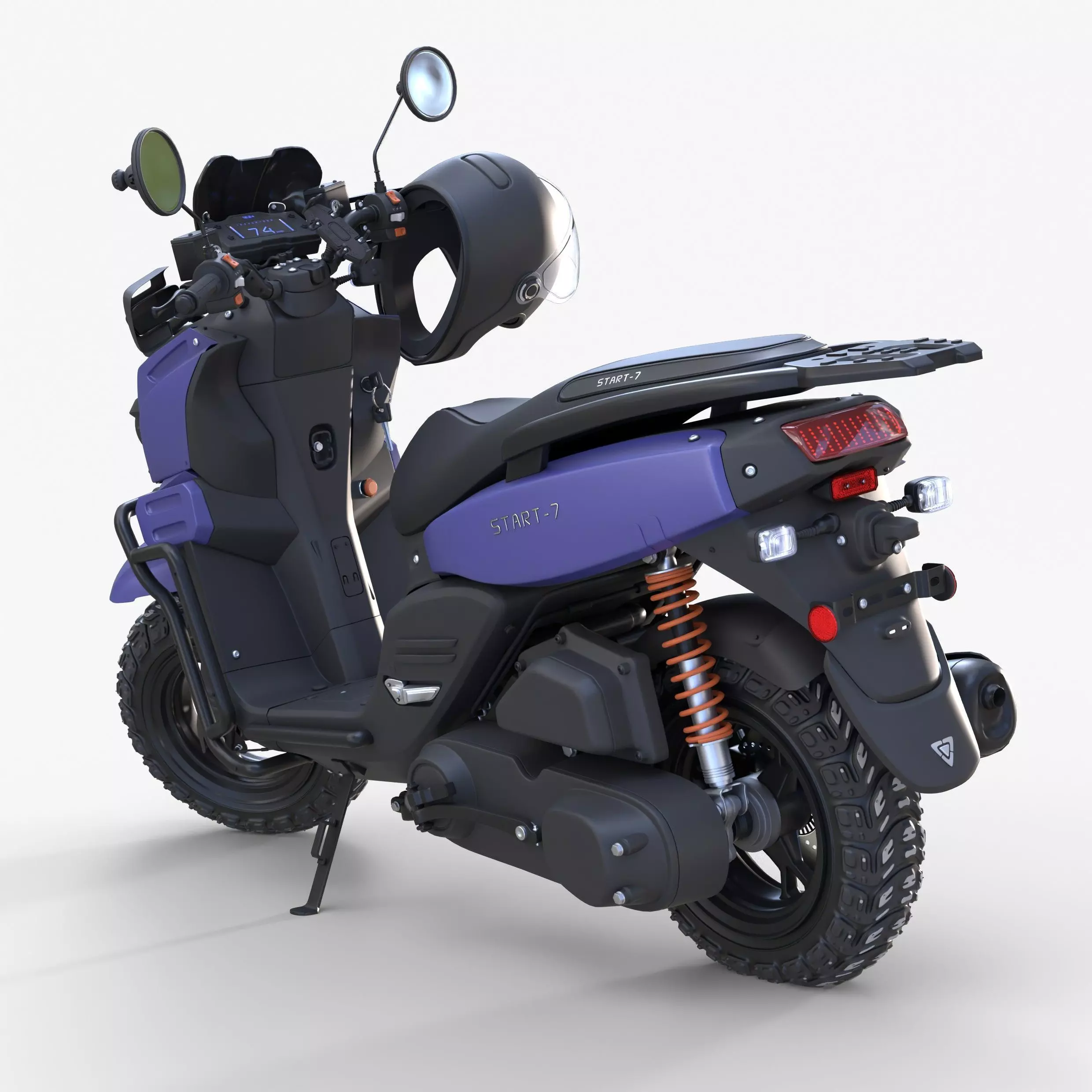 Scooter 3D model_5