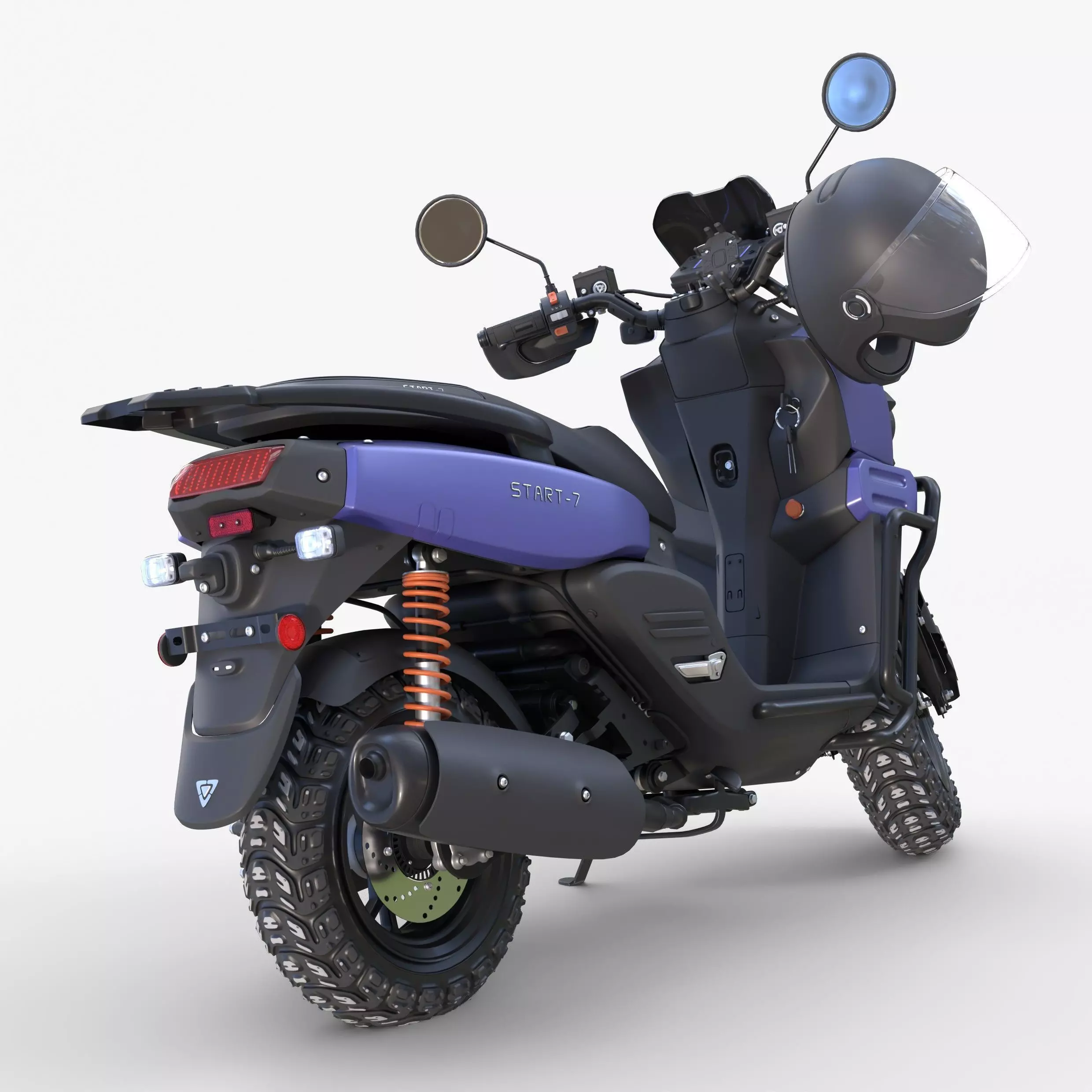 Scooter 3D model_4