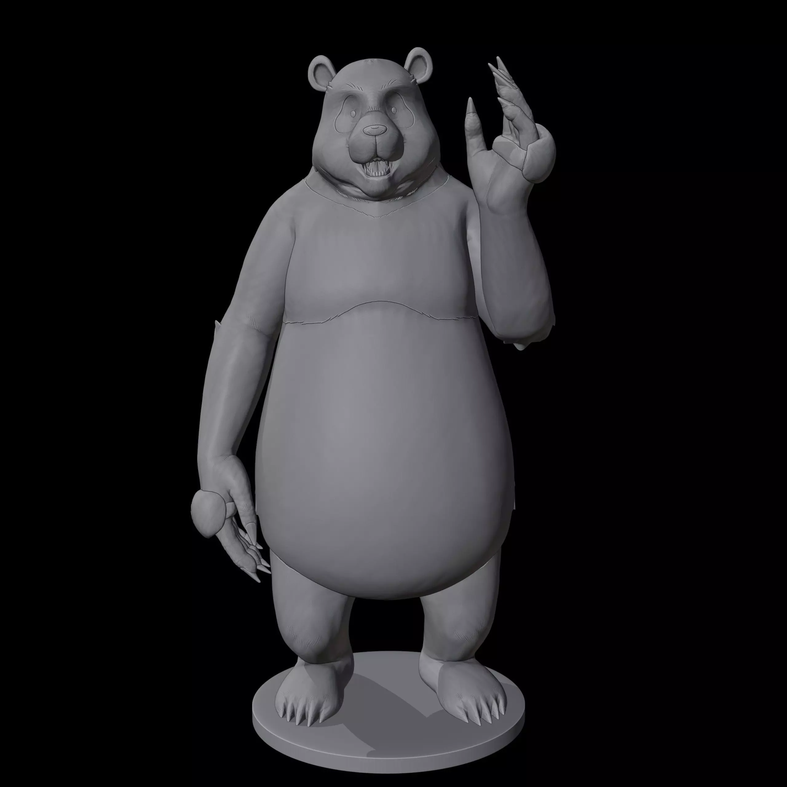 Panda 3D print model_1
