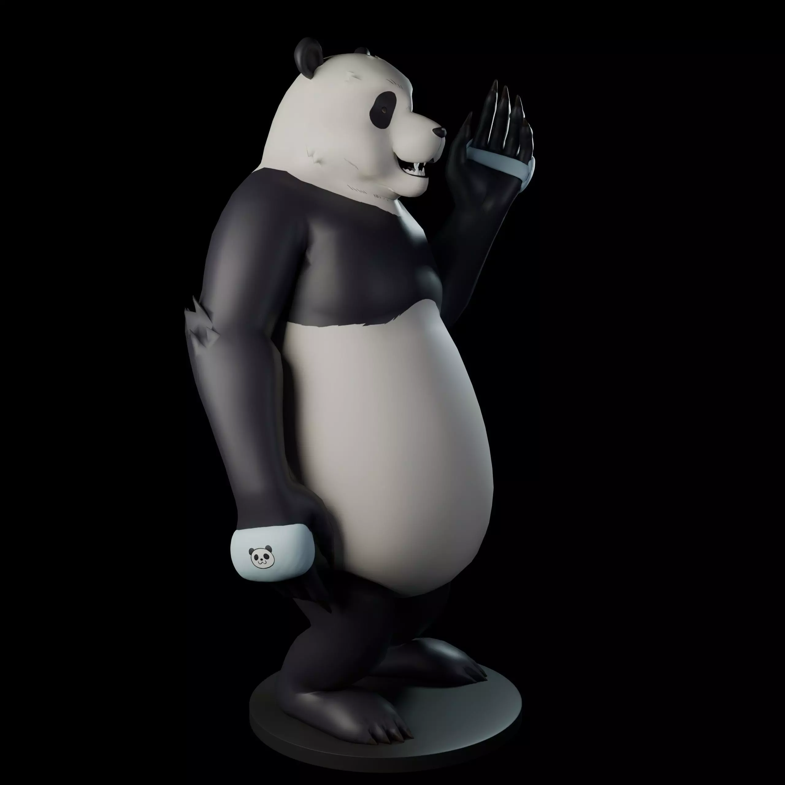 Panda 3D print model_10