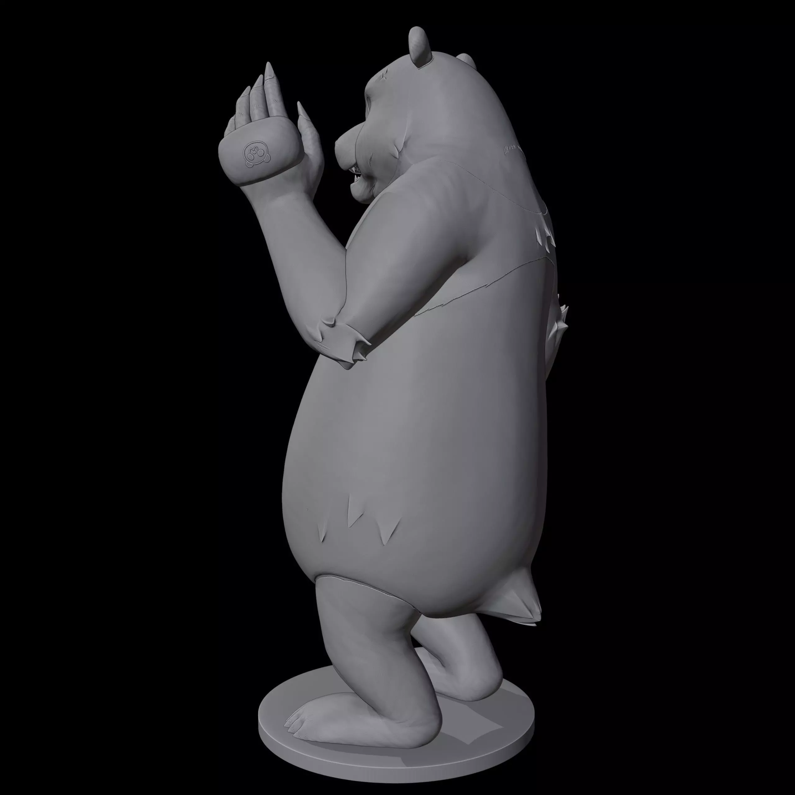 Panda 3D print model_5