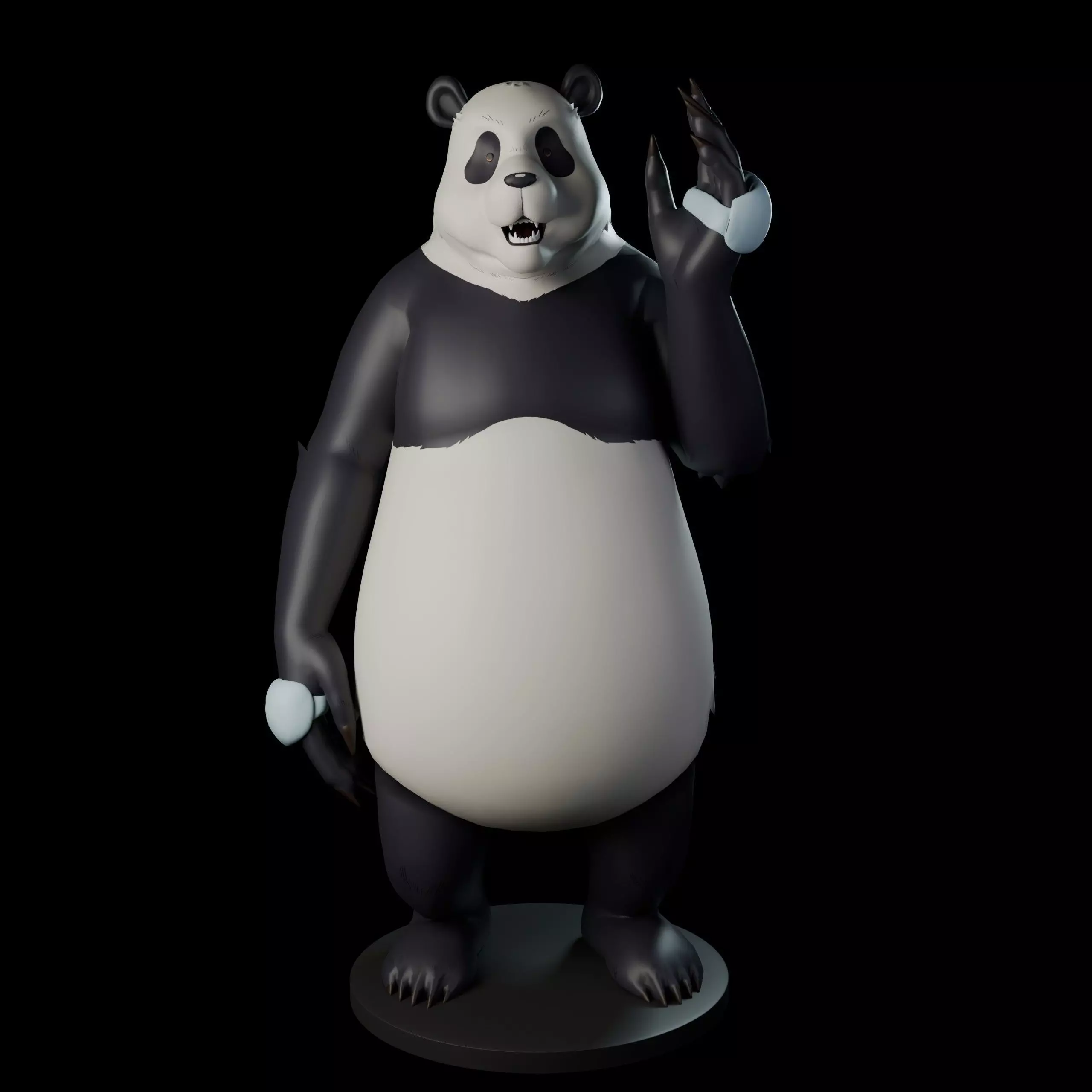 Panda 3D print model_0